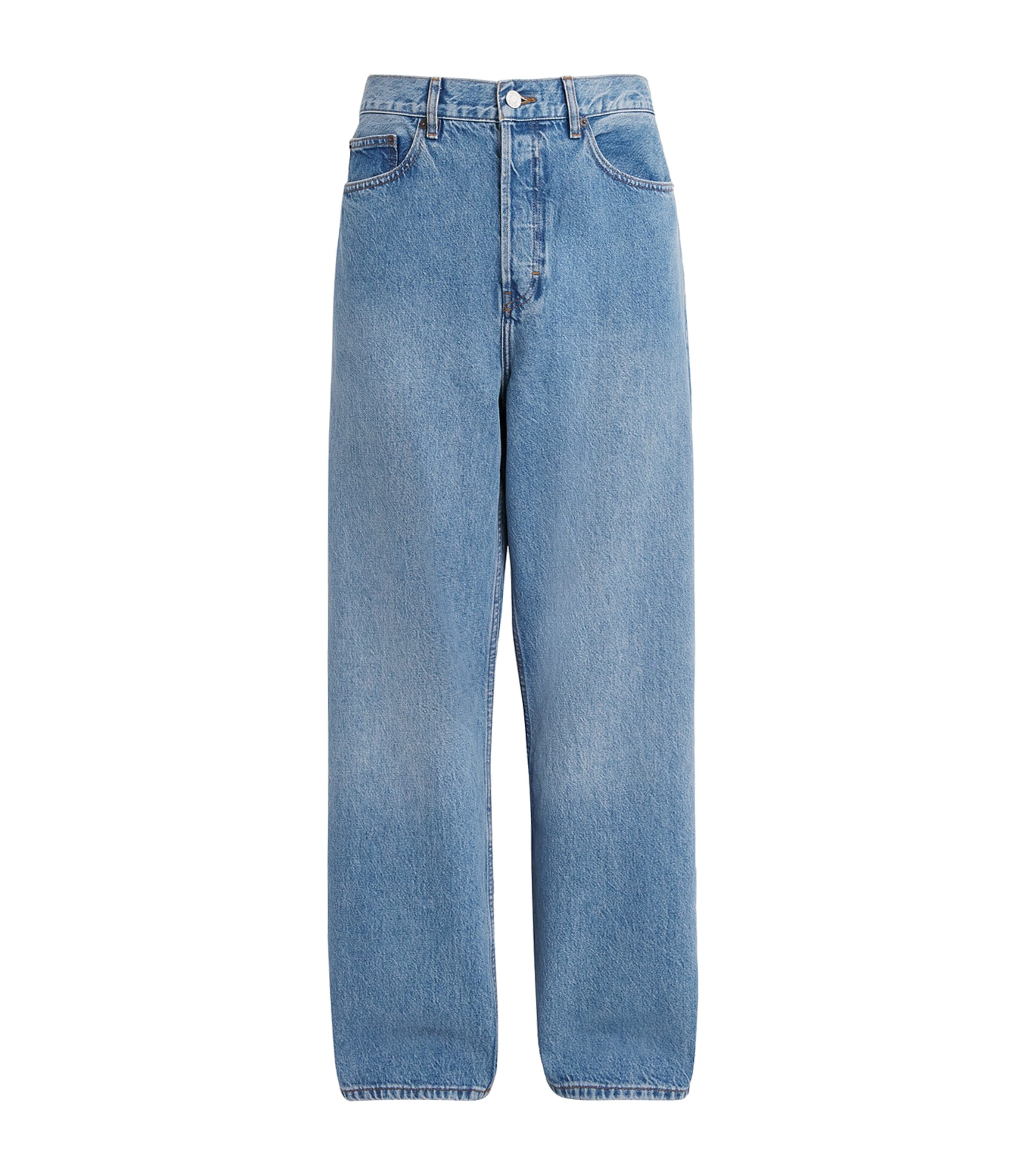 Frame The Baggy High-rise Wide-leg Jeans