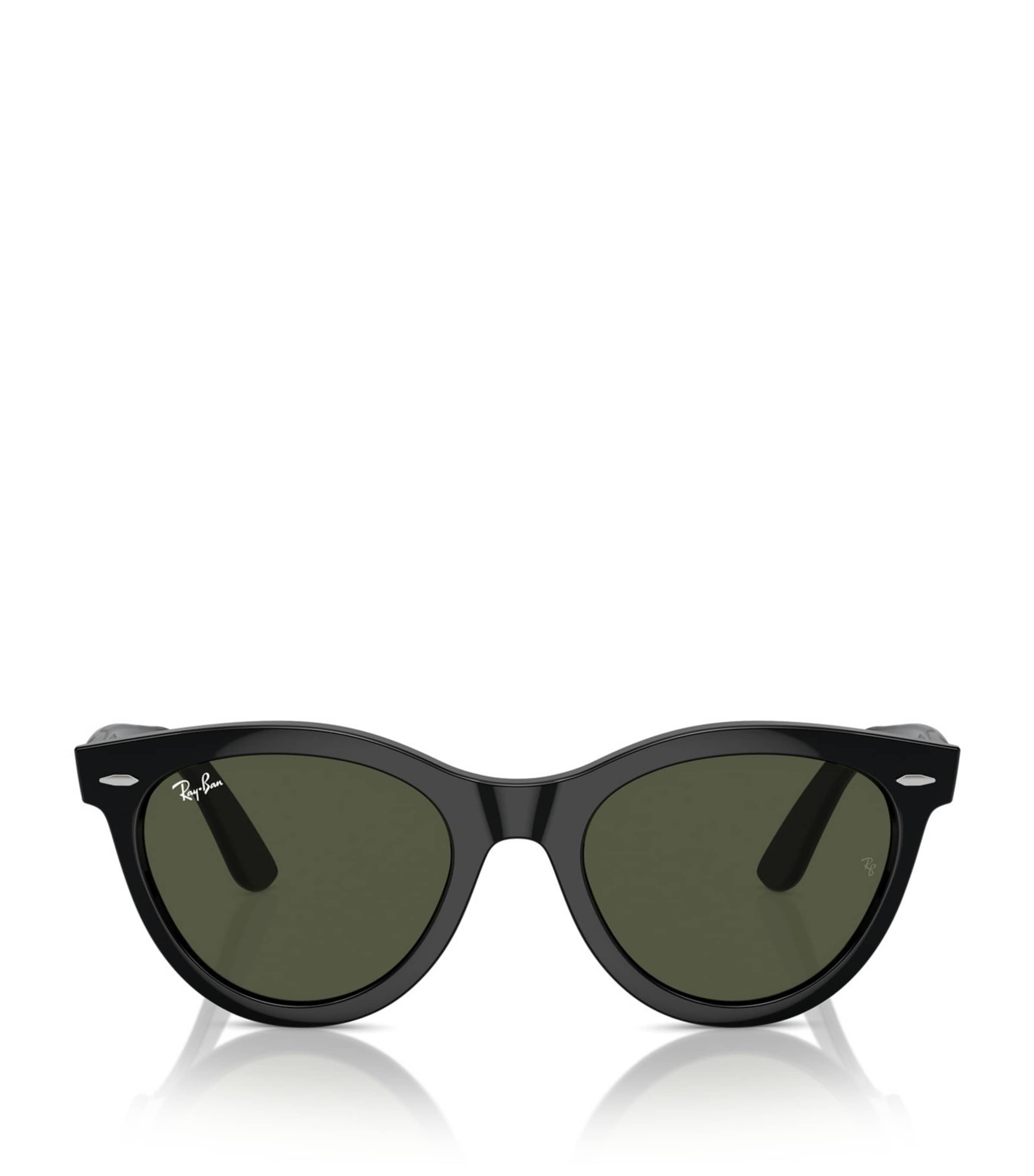 Ray Ban Rb2242 Wayfarer Oval Sunglasses In Black