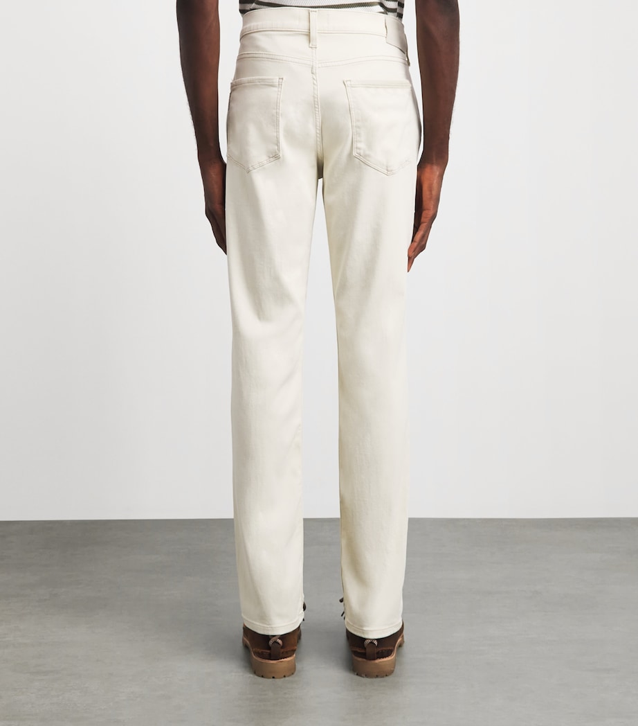 PAIGE Mens Federal Slim Jeans Rice Water Image 5