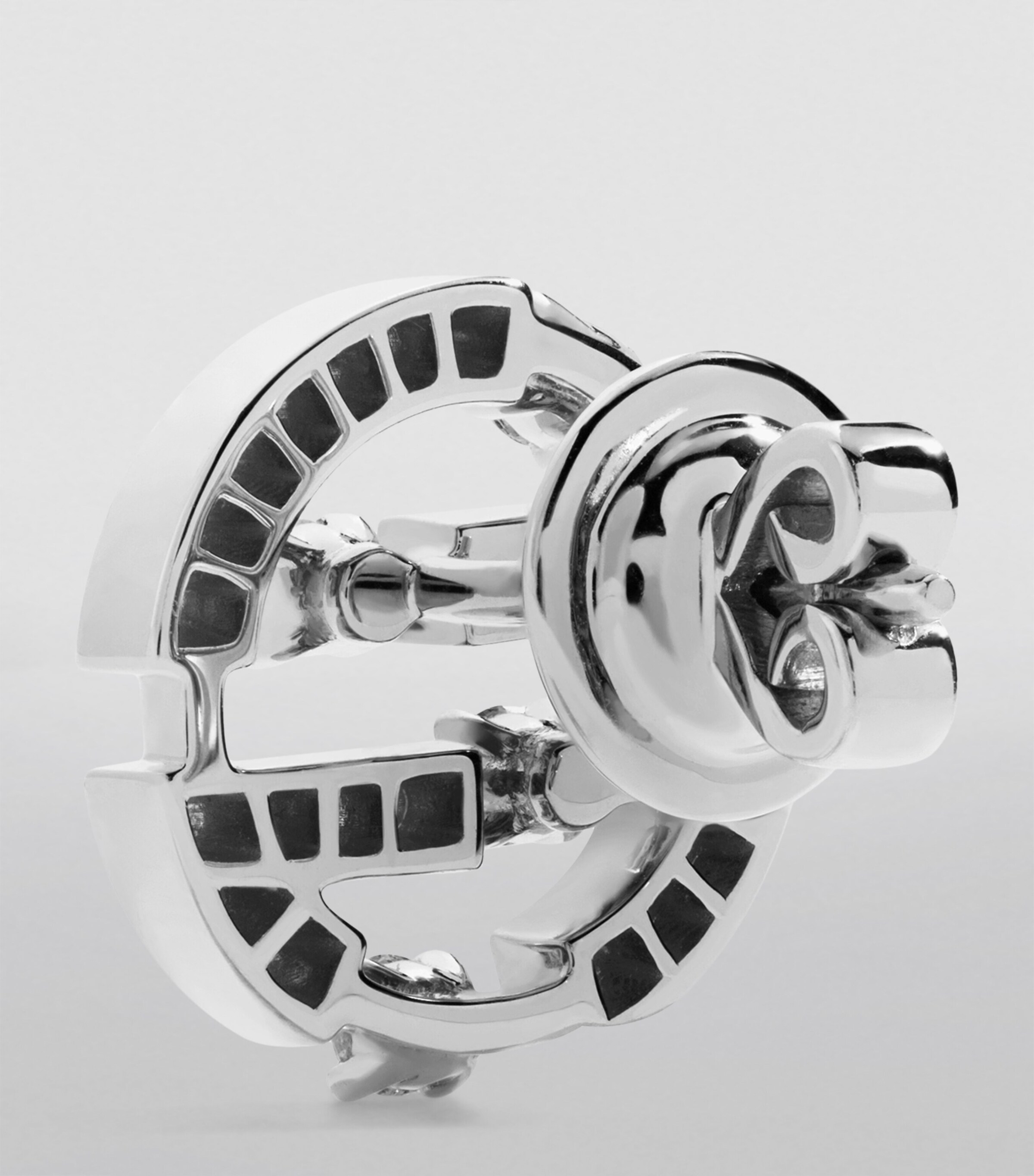 White Gold and Diamond Avenues Earrings WHITE GOLD Image 3