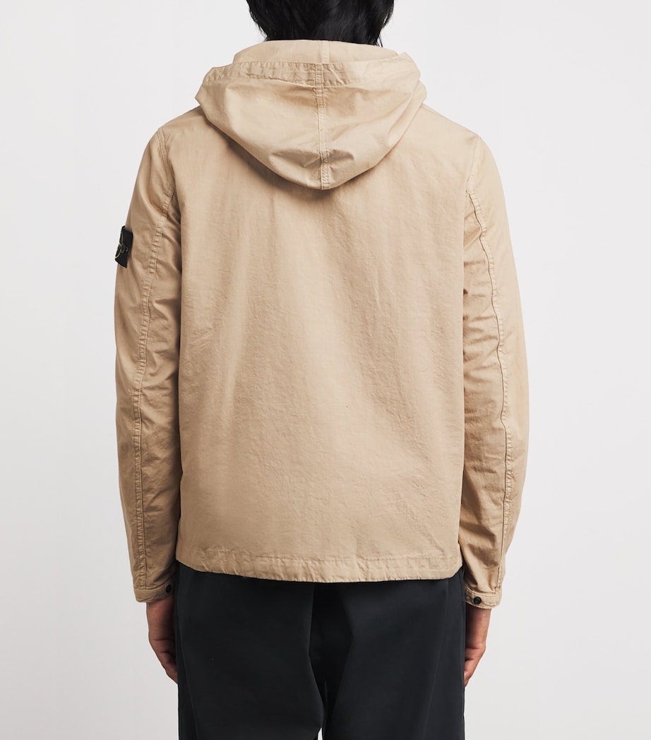 Organic Cotton Canvas Hooded Parka V009A Image 4