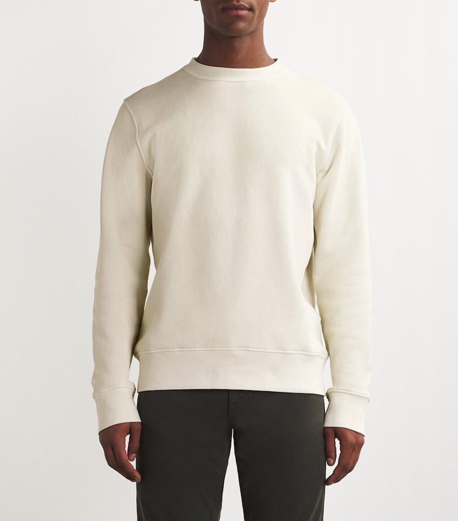 Citizens of Humanity Mens Cotton-Blend Vintage Sweatshirt Abalone (lt Khaki) Image 3