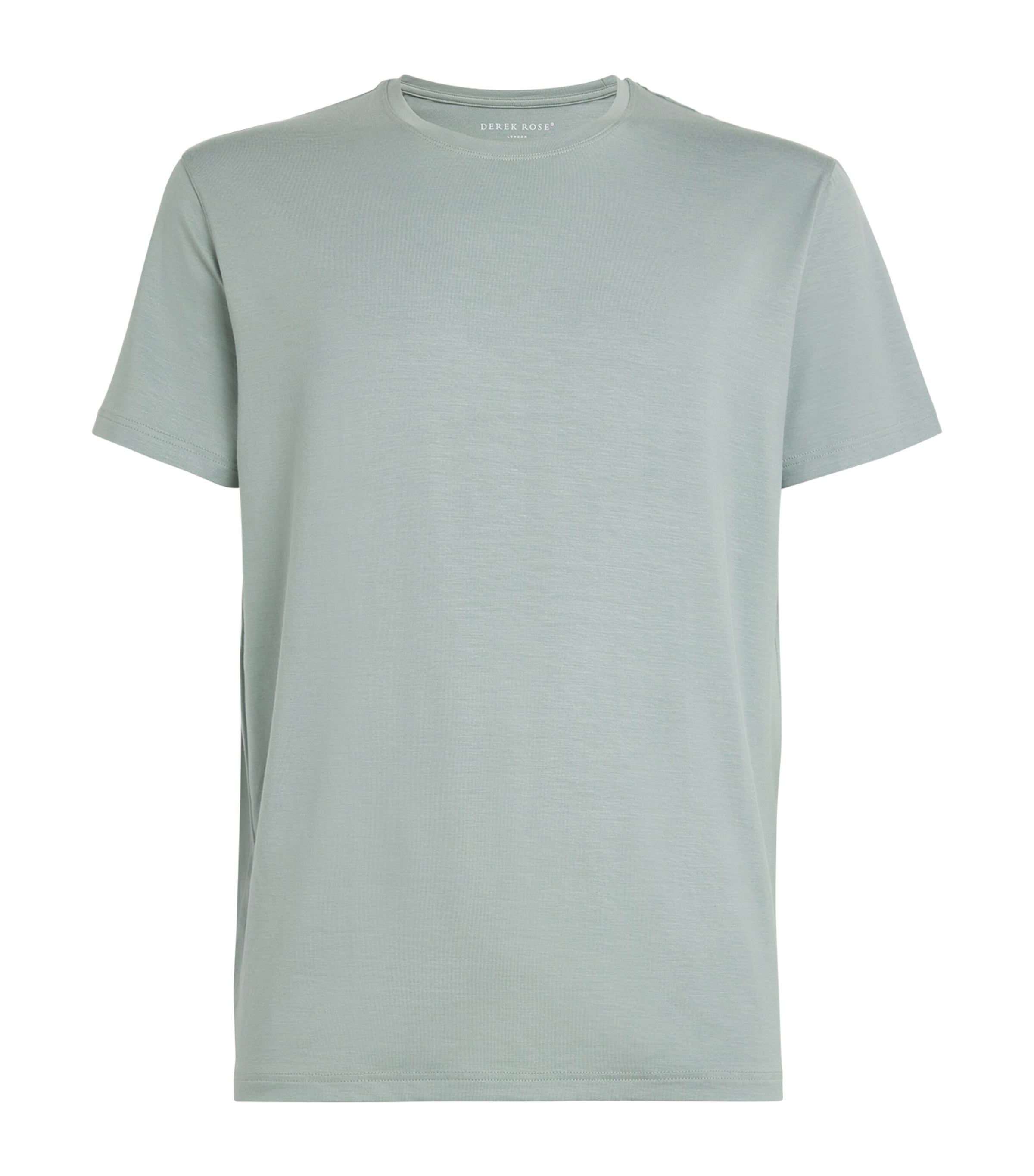 Derek Rose Mens Basel T-Shirt Green Image 1