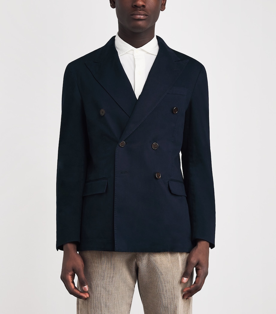 Garment-Dyed Blazer BLUE Image 3