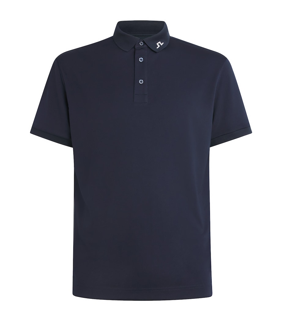J Lindeberg Mens KV Polo Shirt Jl Navy Image 1