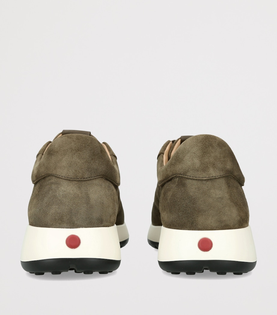 Tod's Suede Allacciato 79k Sneakers Khaki Image 4