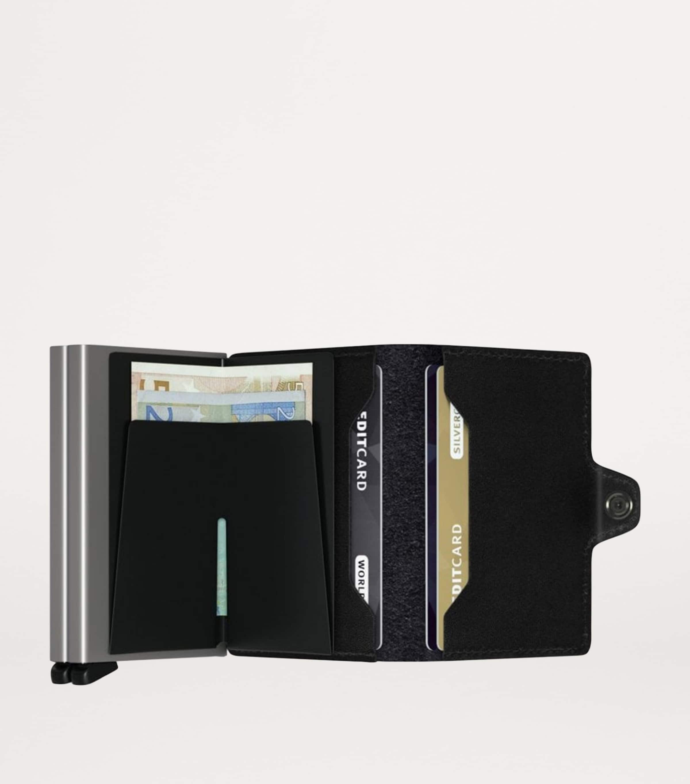 Leather Twinwallet BLACK Image 4