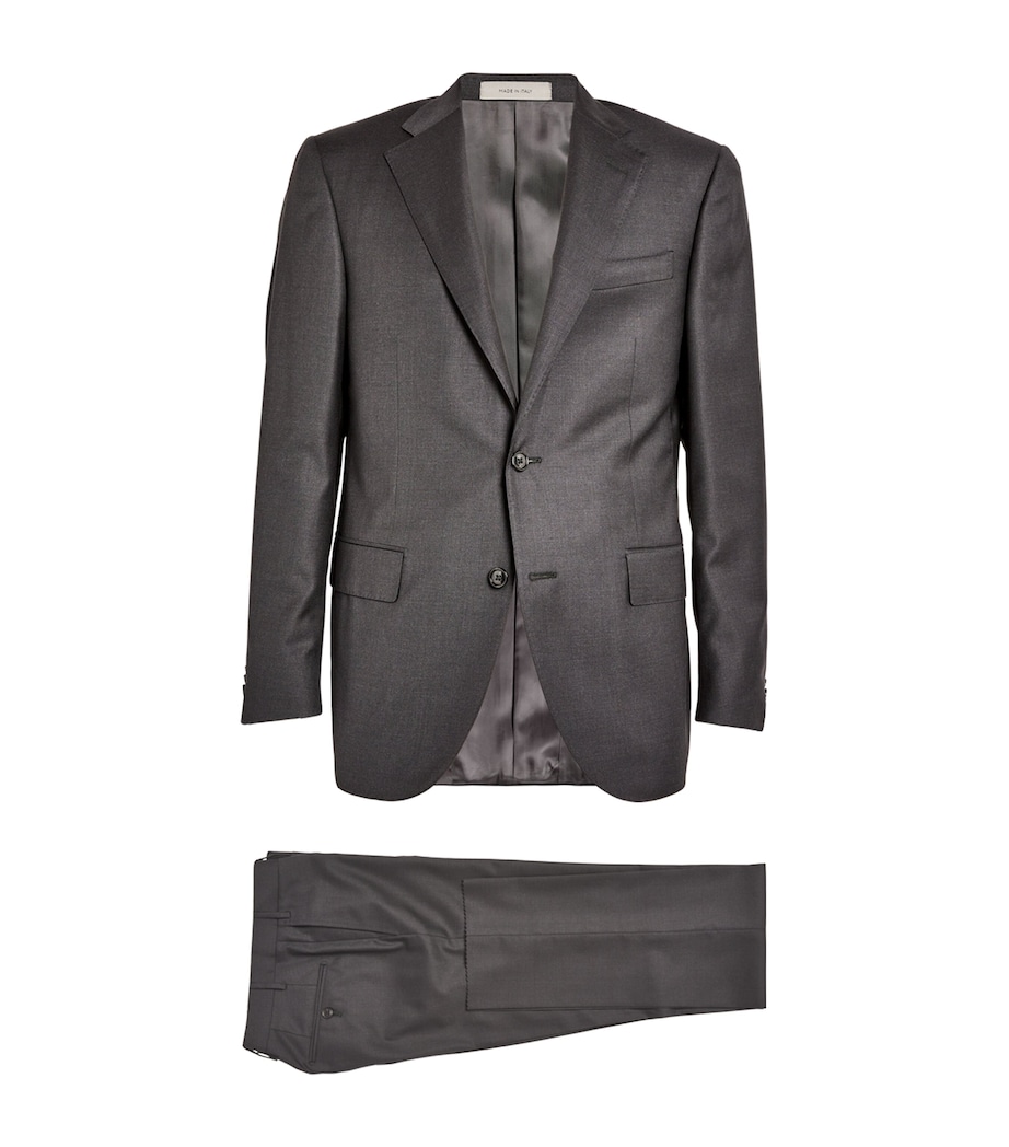 Virgin Wool 2-Piece Suit GREY Image 1
