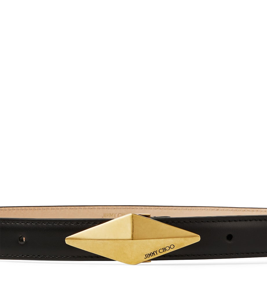 Diamond Clasp Belt BLACK/GOLD Image 3