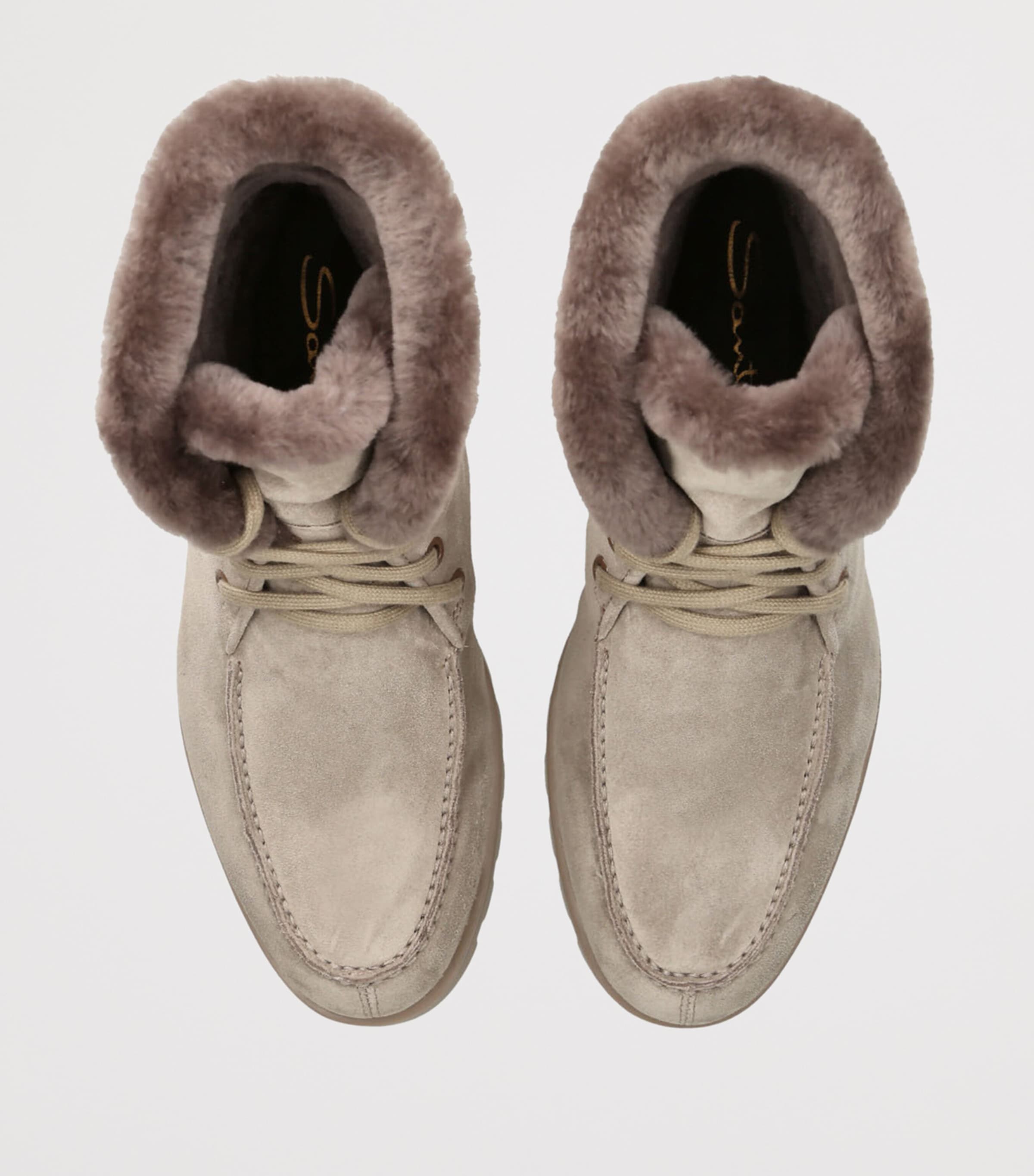 Suede Detroit Boots GREY Image 4