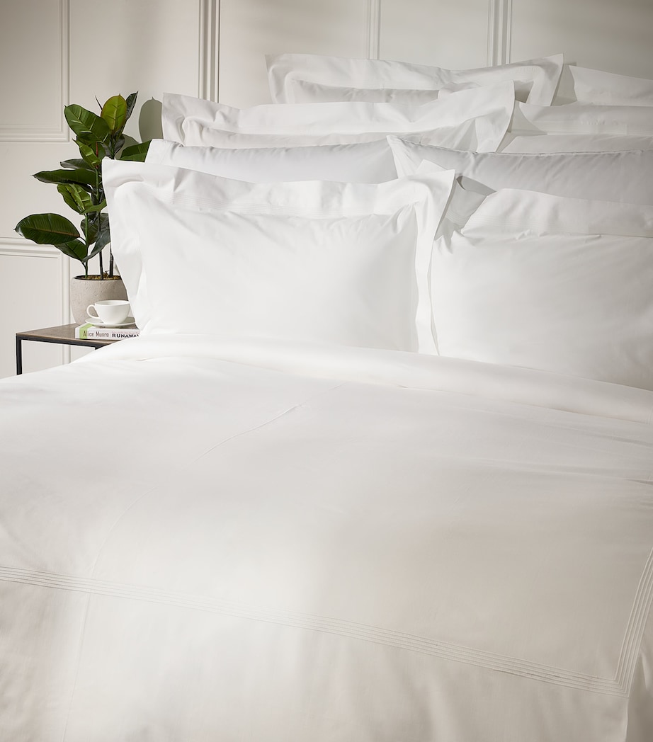 Barley King Oxford Pillowcase (50cm x 90cm) WHITE Image 2