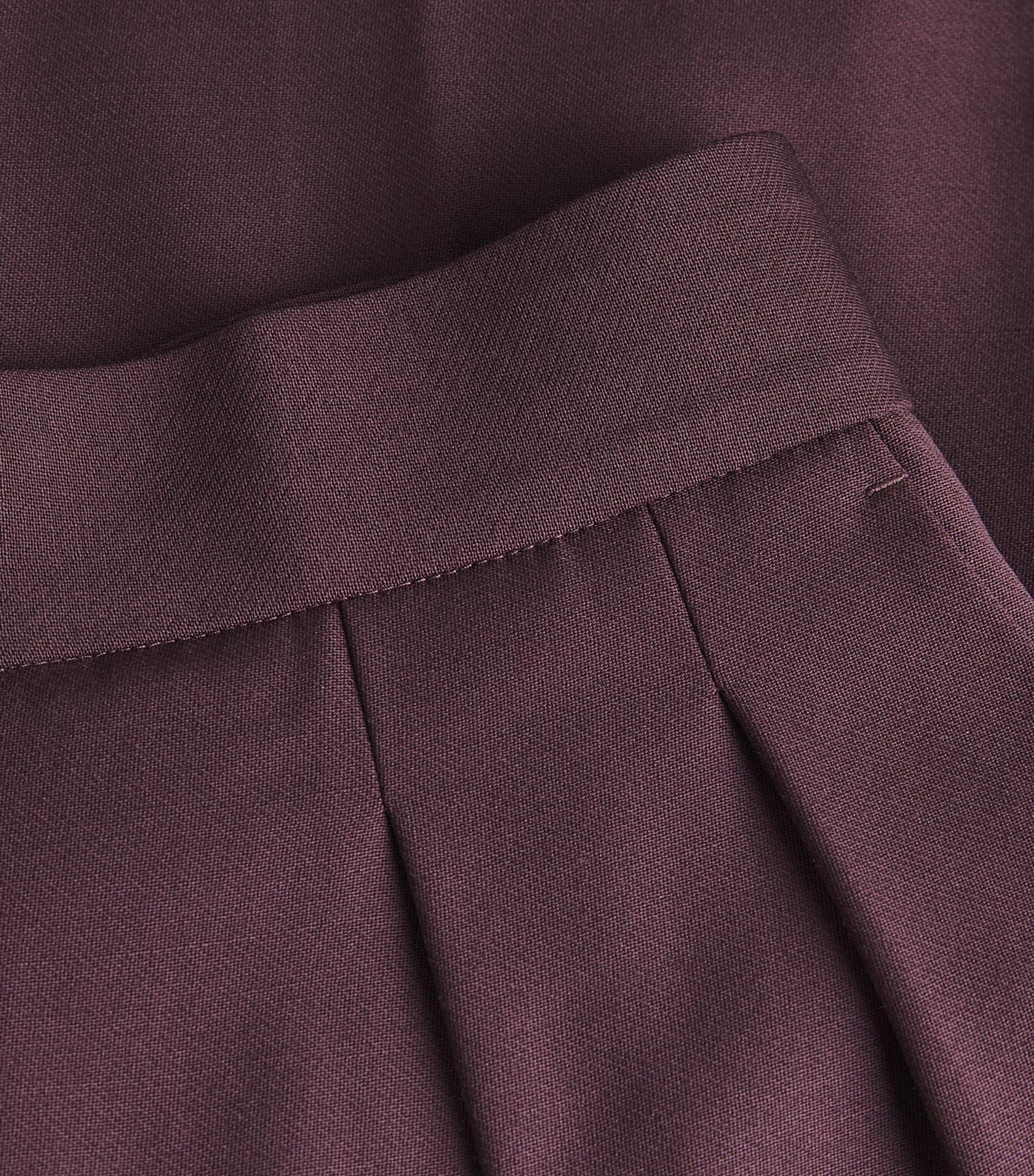 Roksanda Womens Satin Ragosta Tailored Trousers Burgundy Image 6