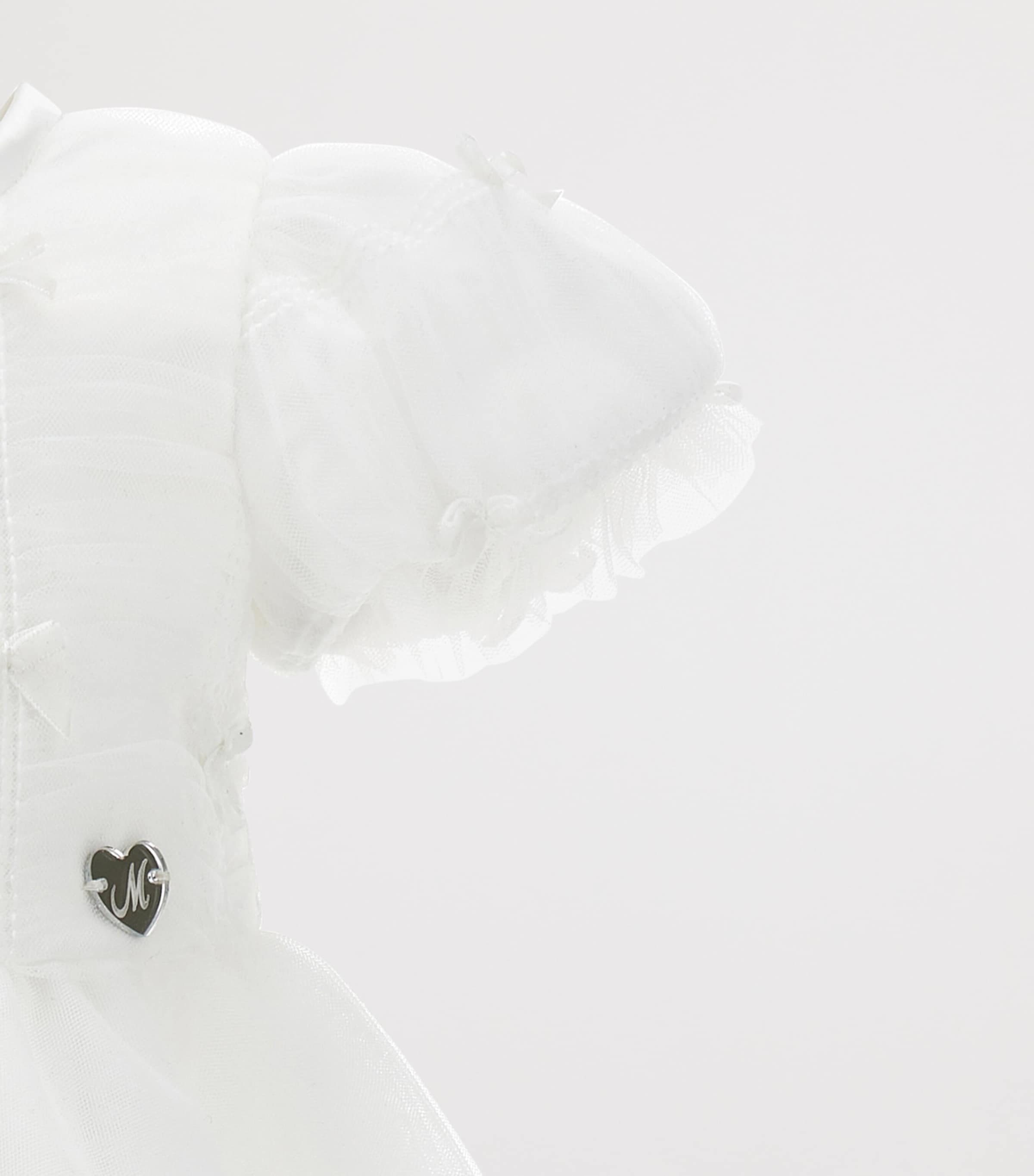 Tulle Puff-Sleeve Dress (3-36 Months) PANNA Image 4