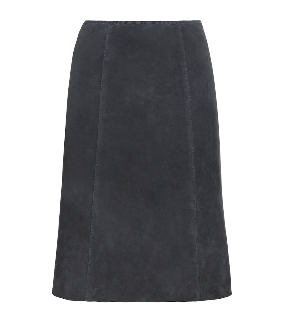 Suede Nicole Mini Skirt SMOKE Image 1
