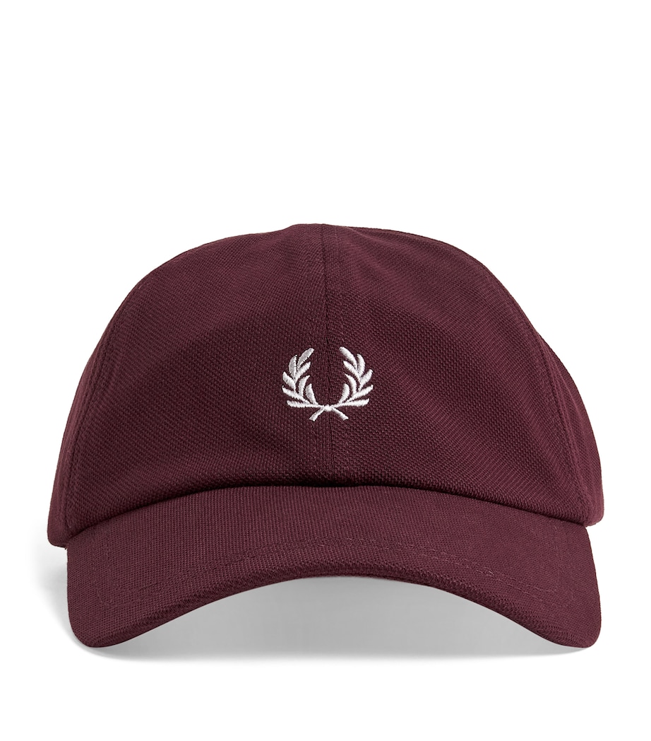 Cotton Piqué Logo Cap 597 OXBLOOD Image 1