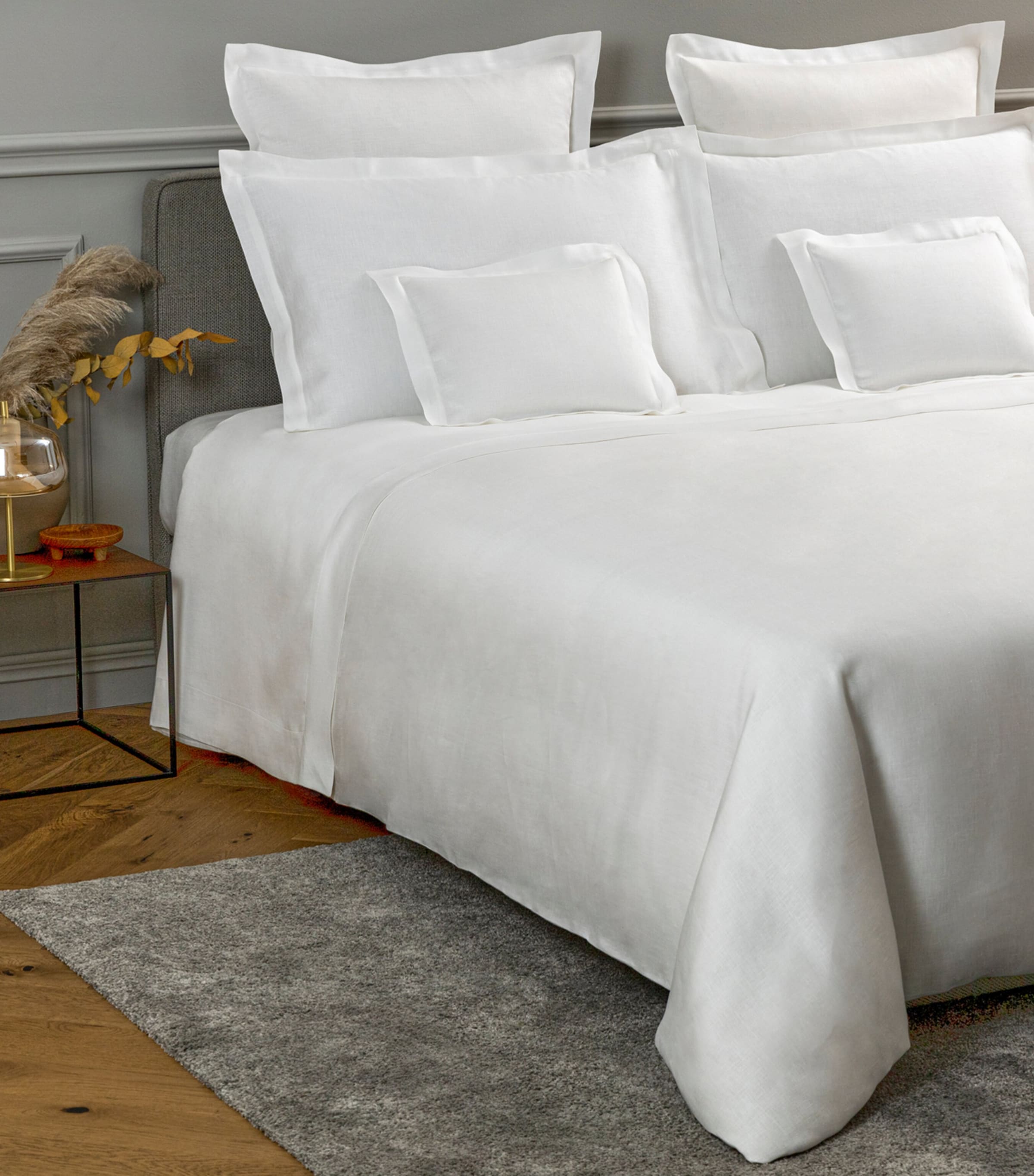 Frette Super King Divine Duvet Cover (260cm x 240cm) Bianco Ottico Image 5