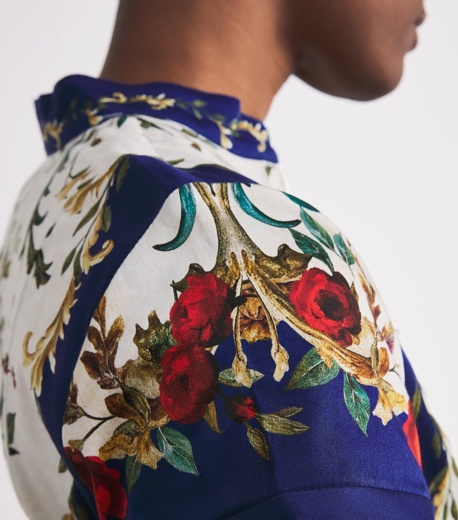 Stretch-Cotton Lucy Mini Dress D439 GILDED ROSE Image 6