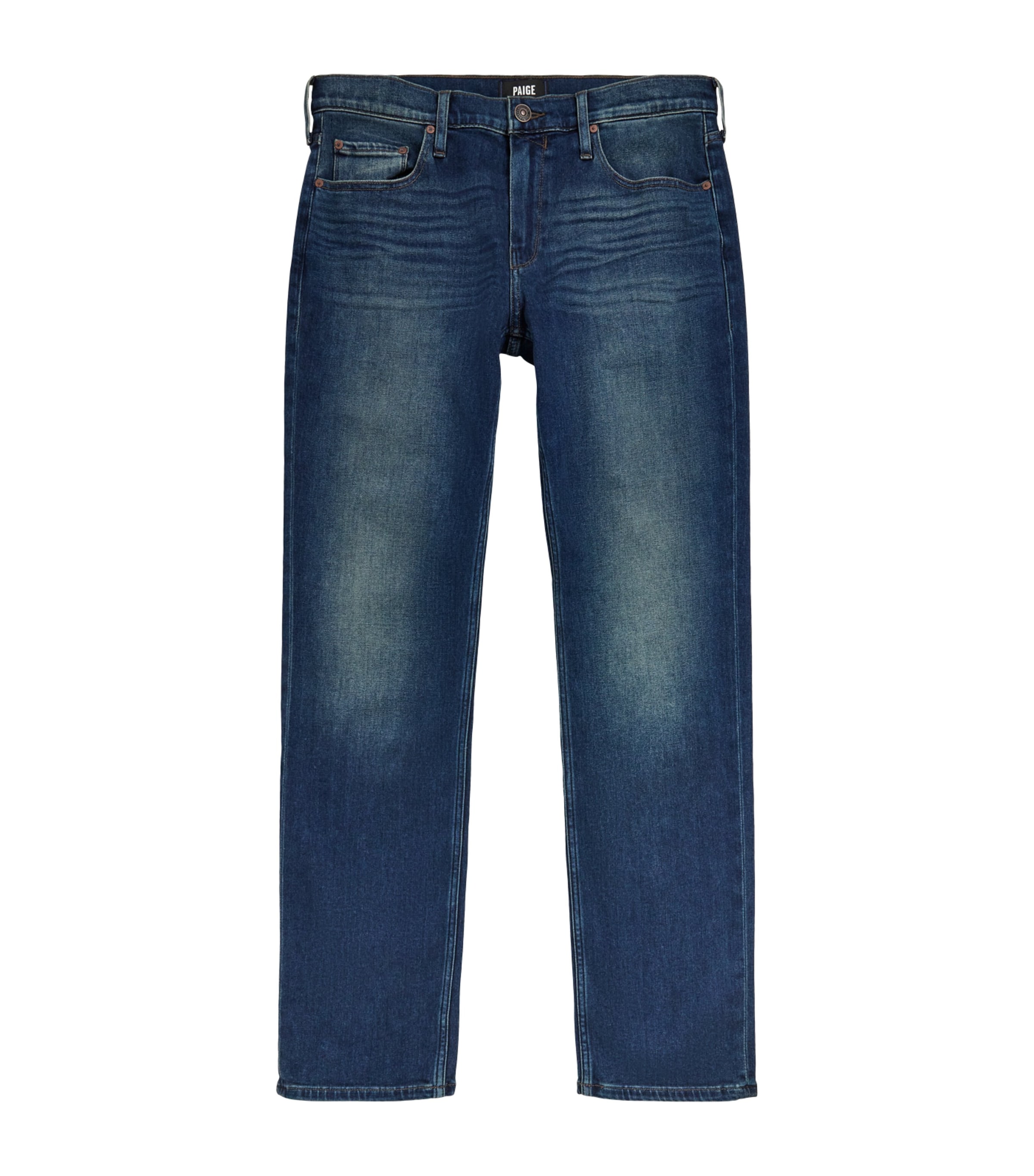 PAIGE Mens Normandie Straight Jeans Kirkwin Image 1