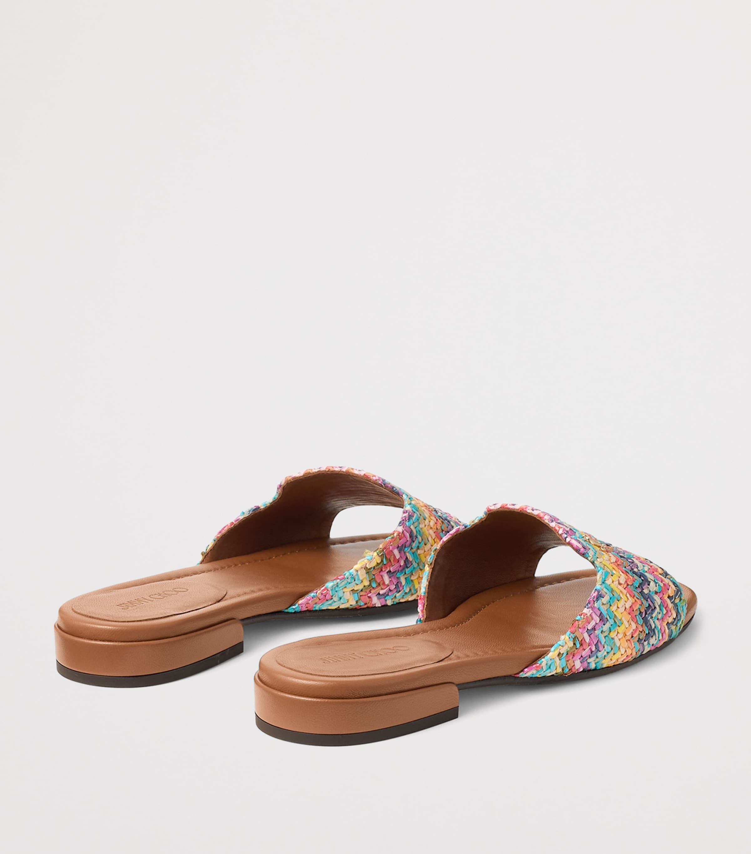 Jimmy Choo Dina Woven Leather Sandals Image 3