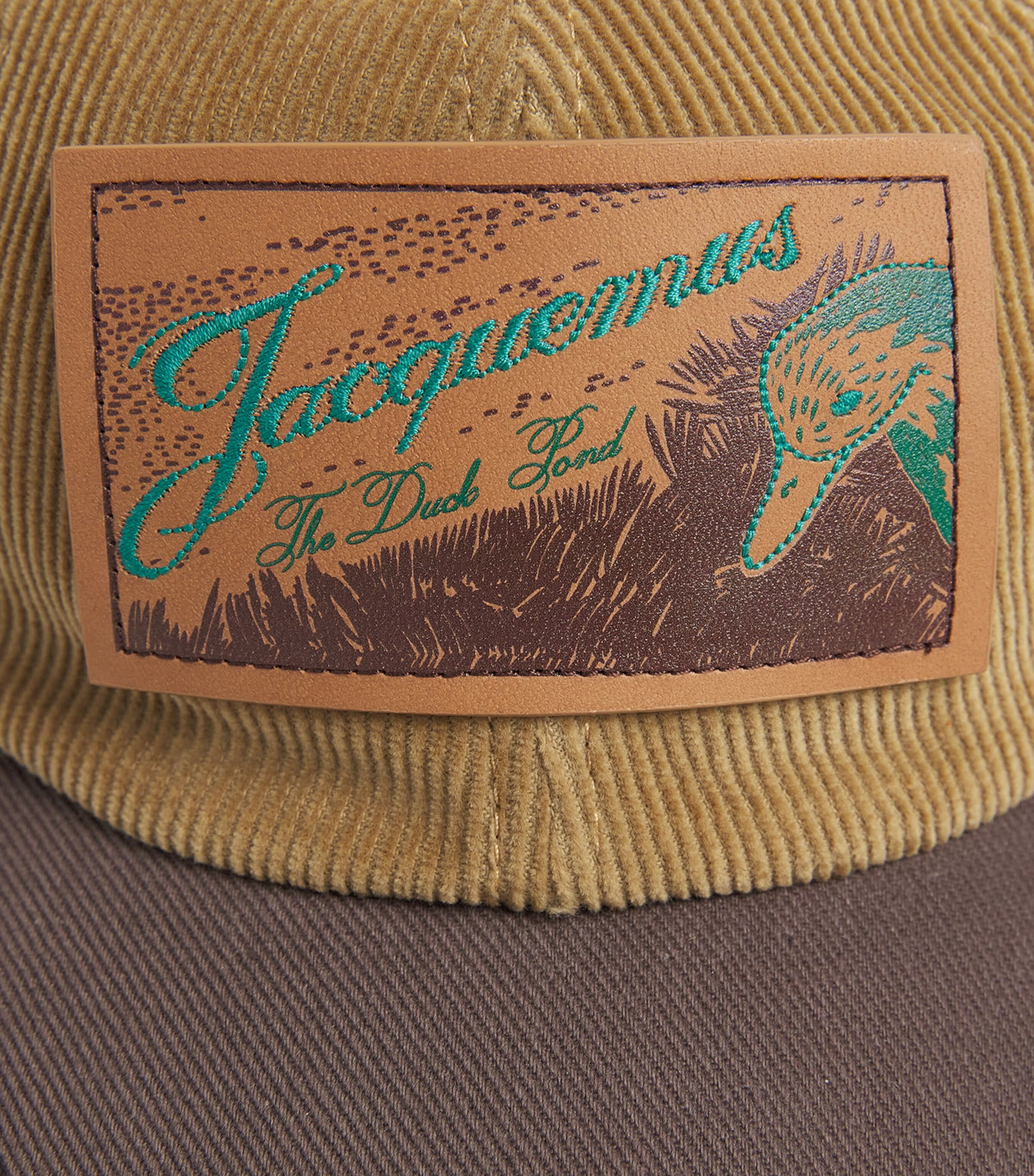 Corduroy Canard Patch Cap MULTI-BROWN-080 Image 4