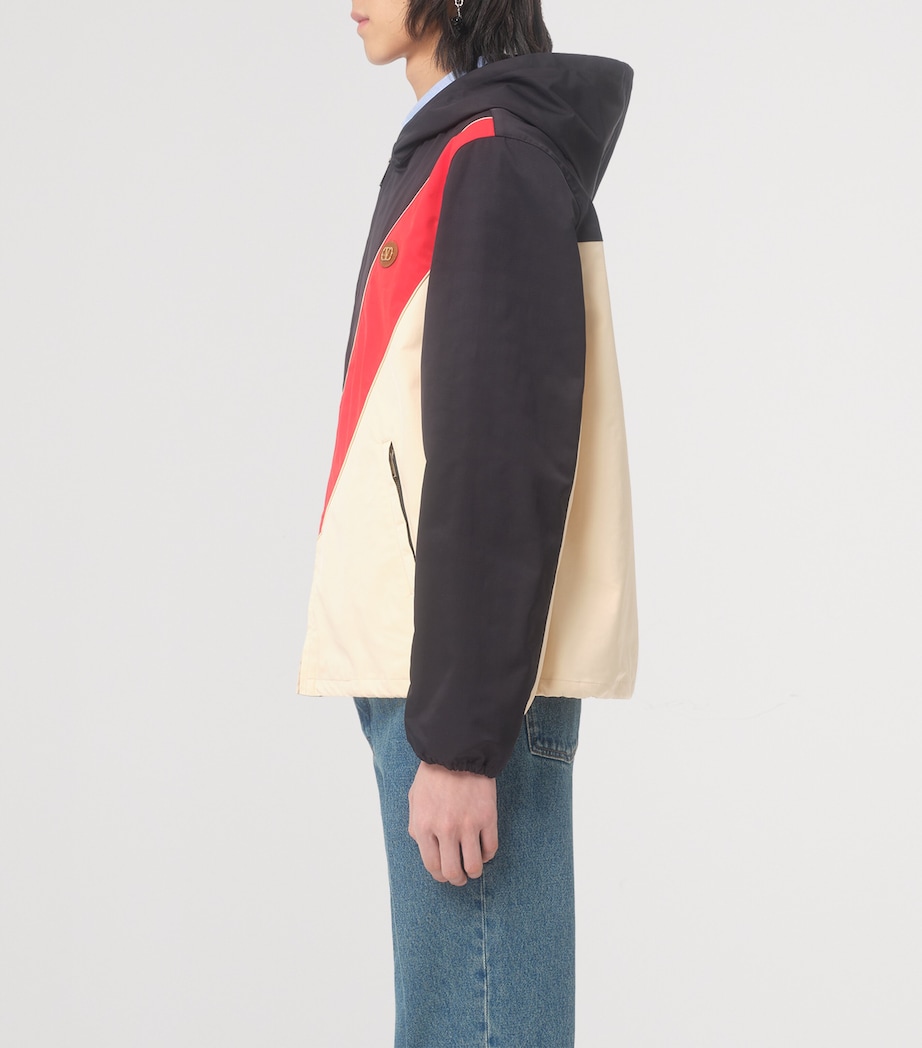 Hooded VLogo Windbreaker Jacket CKT Image 3