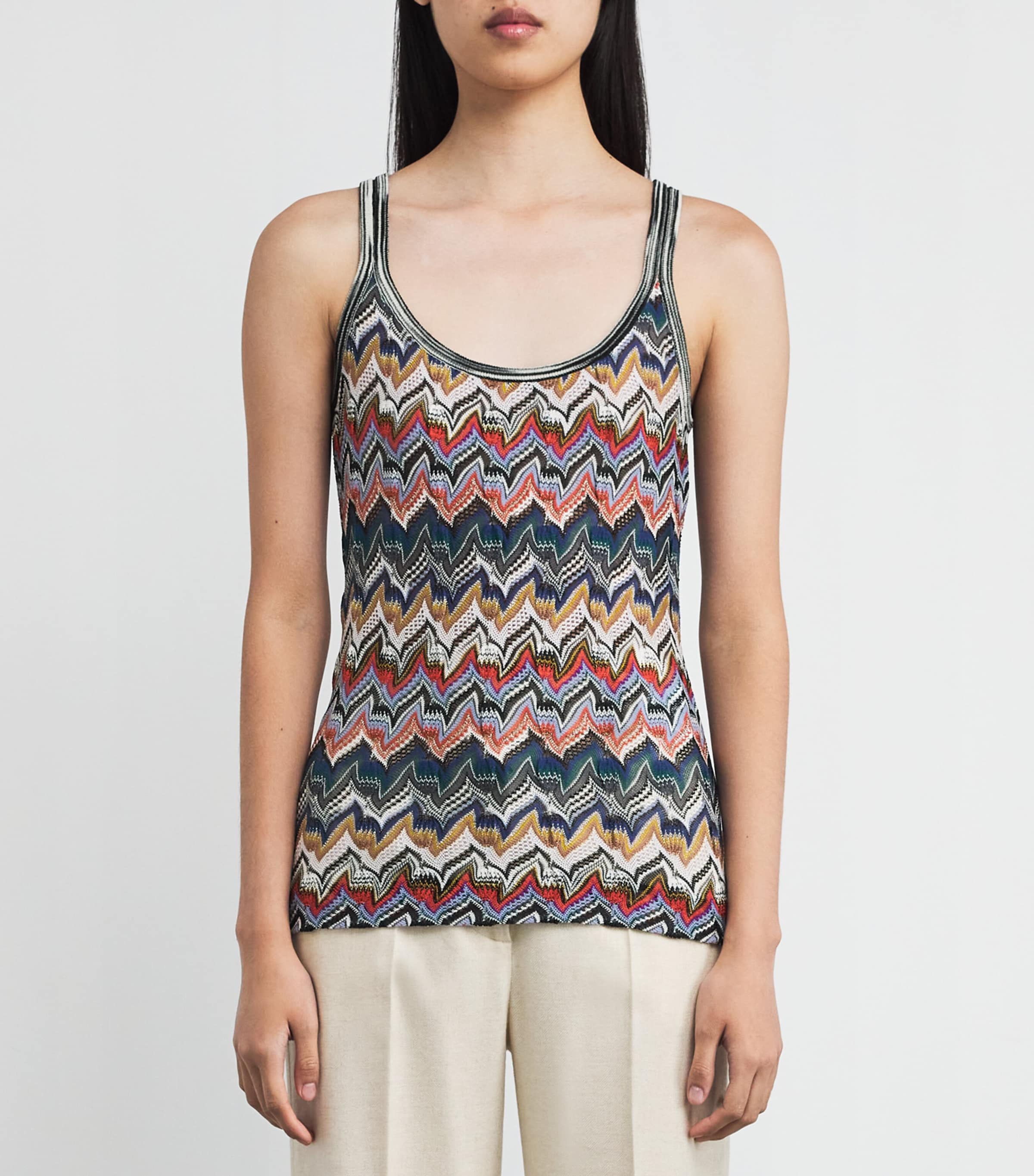 Zigzag Tank Top SM9R3 MULTICOLOR Image 3
