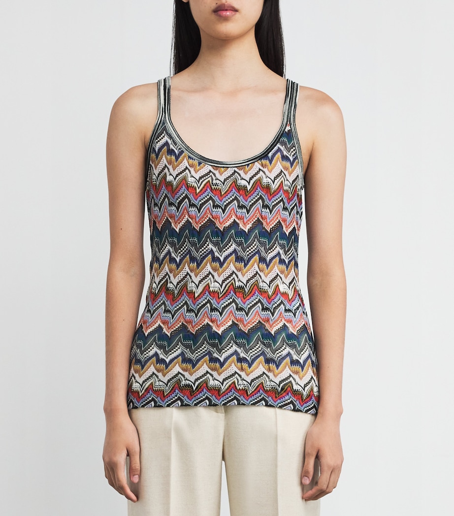 Zigzag Tank Top SM9R3 MULTICOLOR Image 3