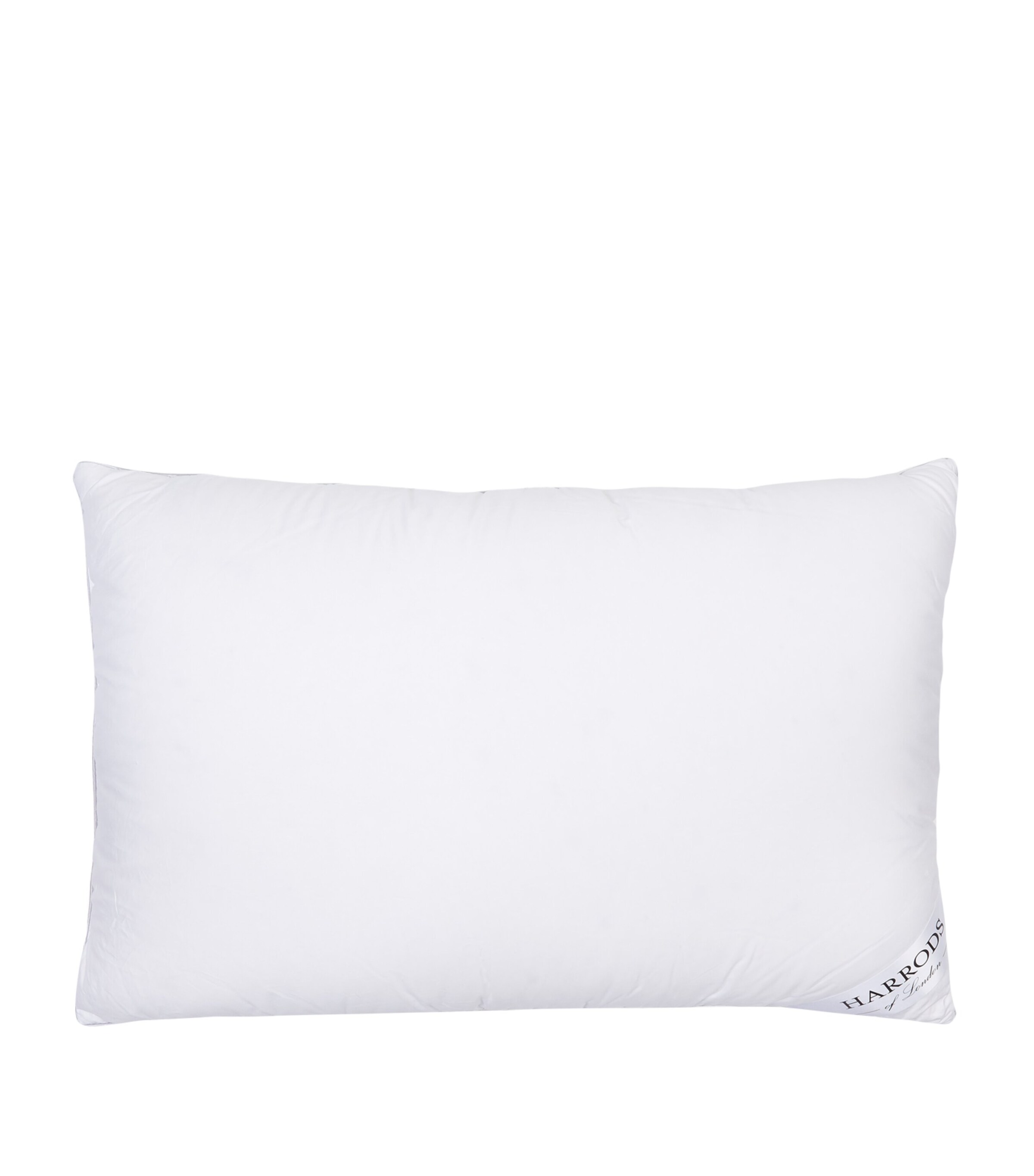 Harrods of London Soft/Medium Goose Down King Pillow White Image 7