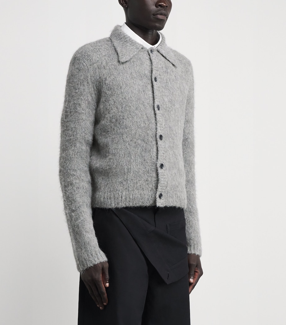 Alpaca-Wool-Blend Cardigan MID GREY Image 3