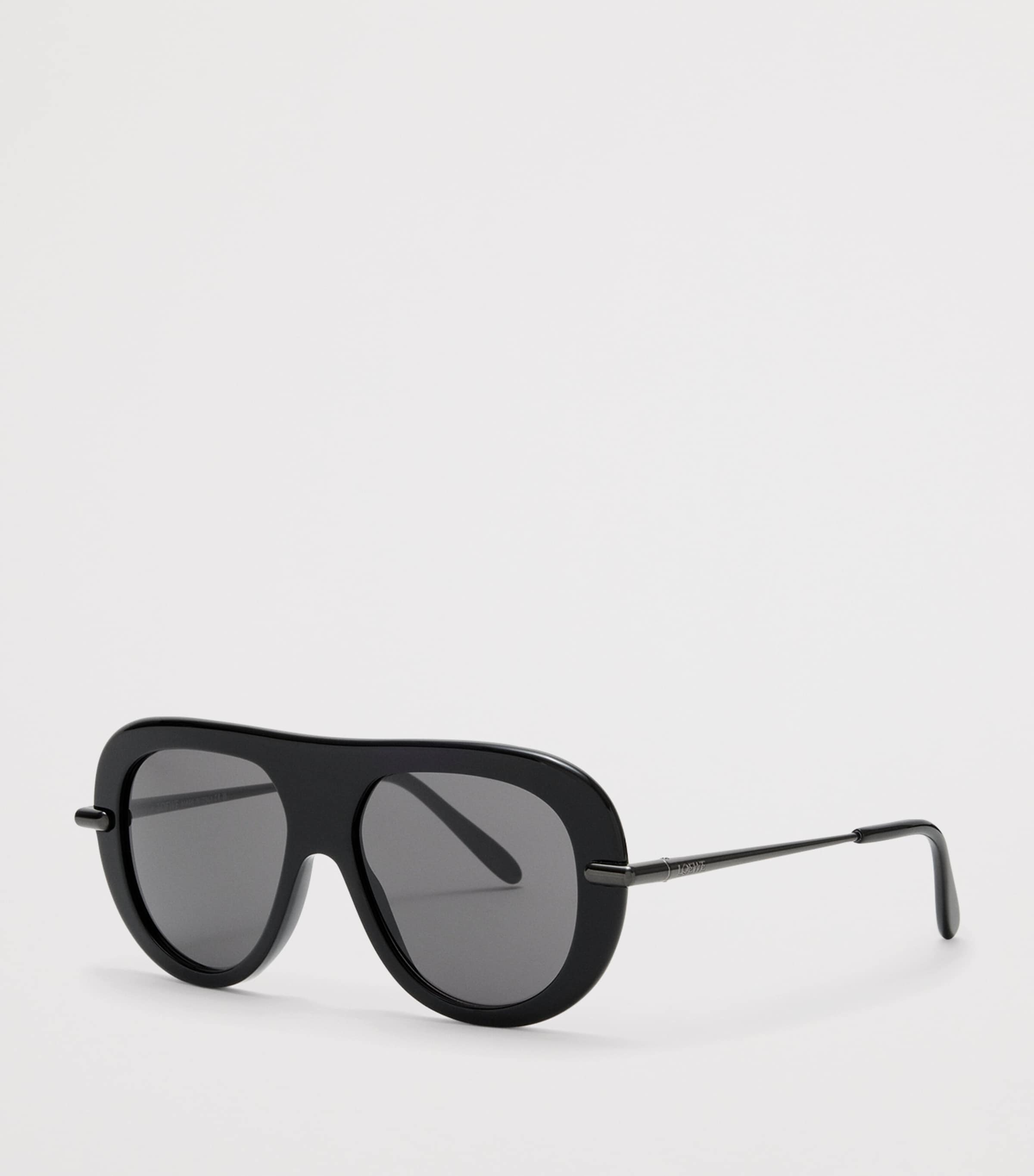 Slim Pilot Sunglasses BLACK Image 2
