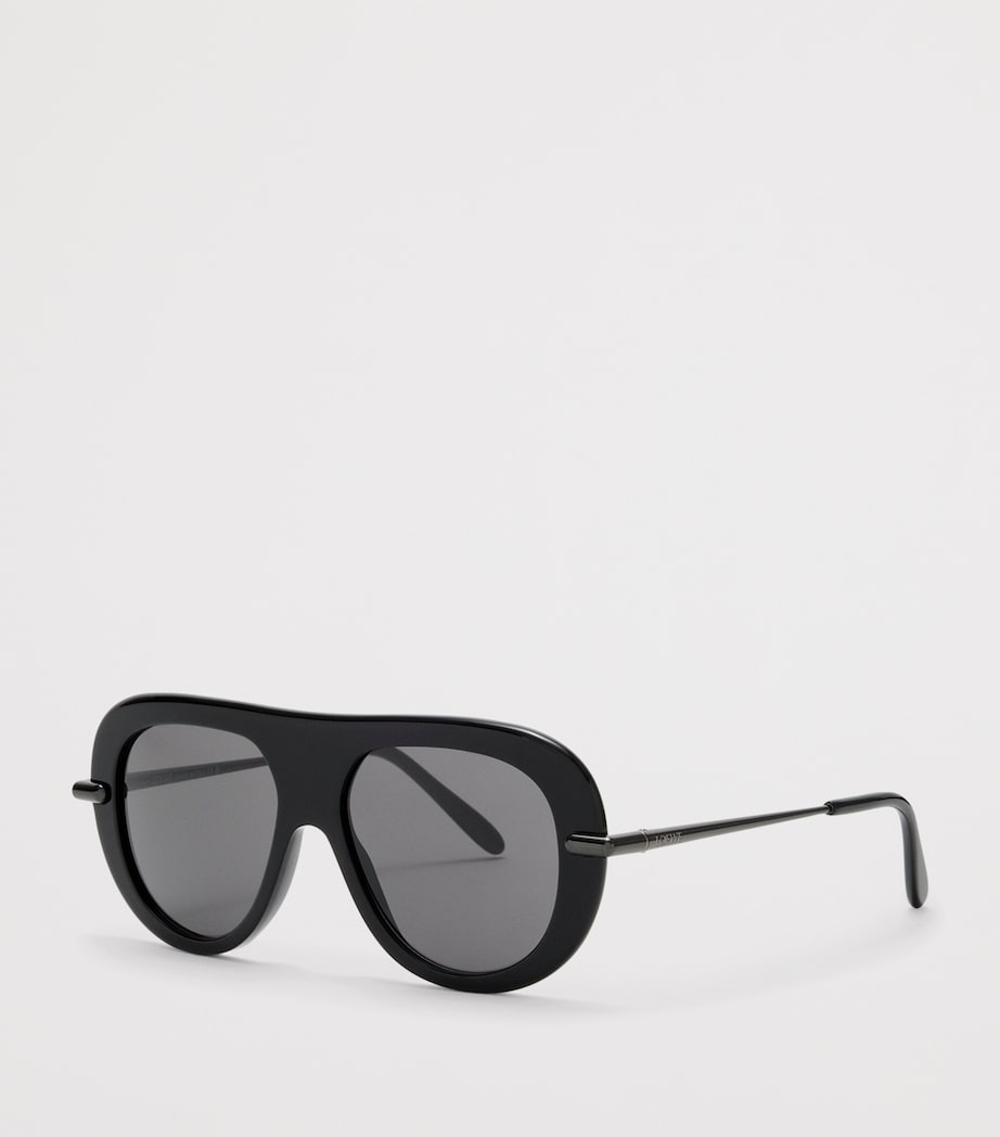 Slim Pilot Sunglasses BLACK Image 2