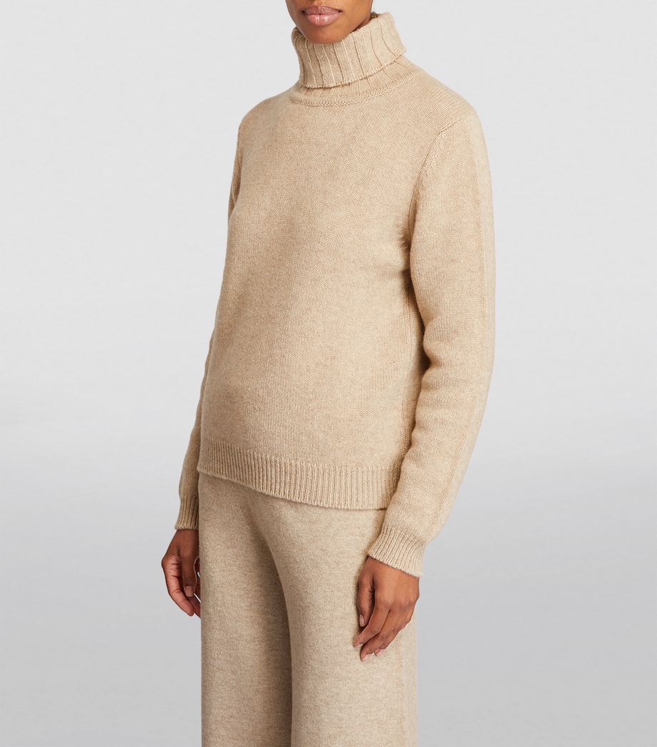 Cashmere Rollneck Sweater OATMEAL MARL Image 2