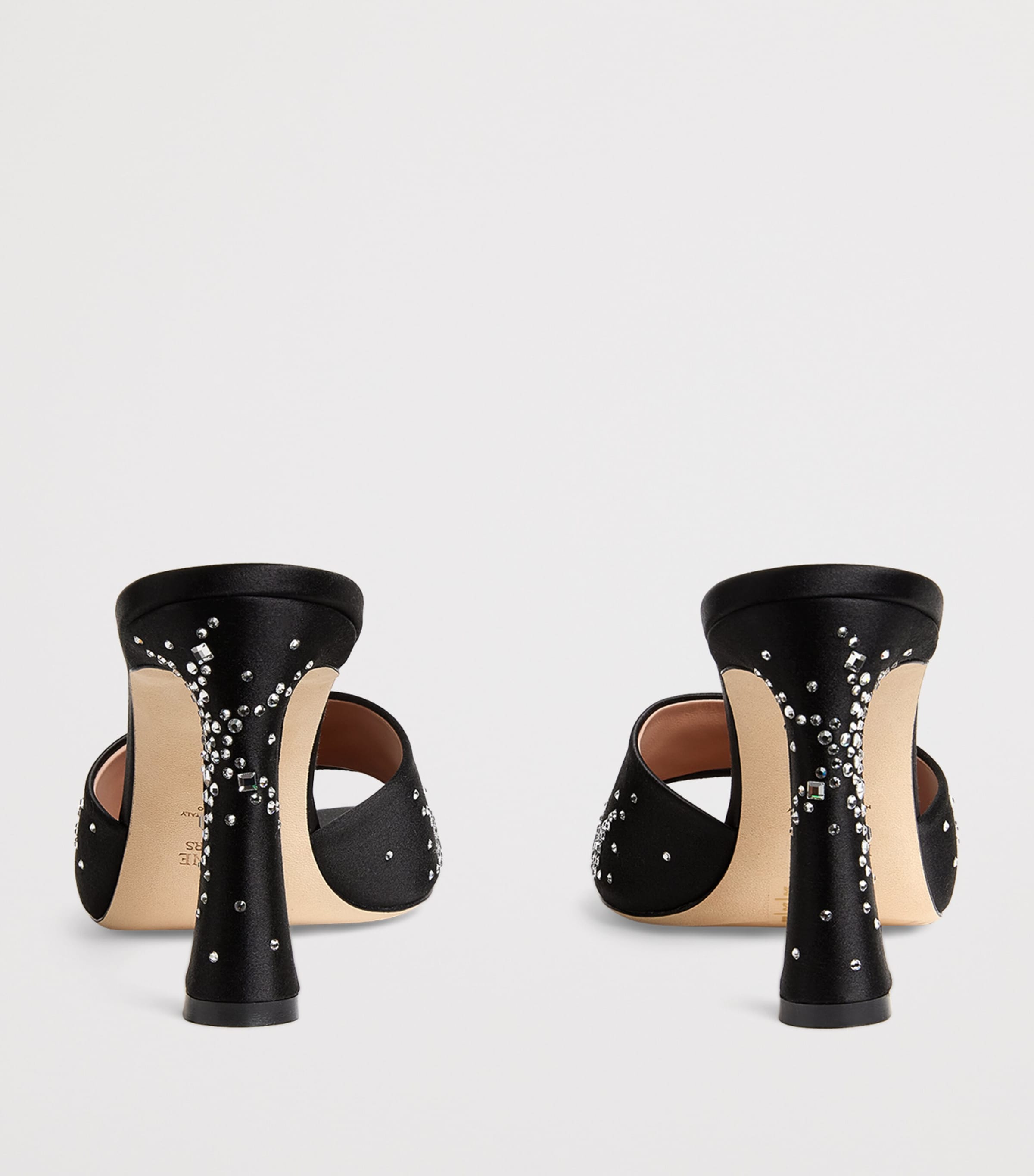 Crystal-Embellished Roxanne Mules 90 BLACK Image 4
