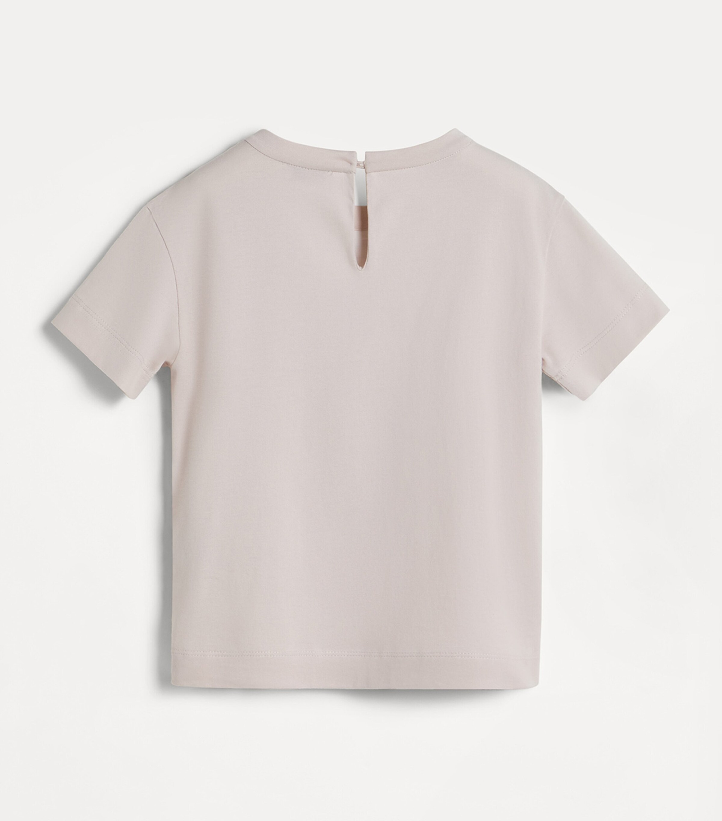 Brunello Cucinelli Kids Pink Cotton Embellished Stripe T-Shirt (4