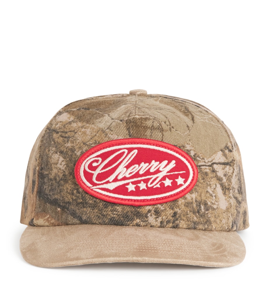Canvas Camouflage Print Logo Baseball Cap MOSSY OAK Image 1