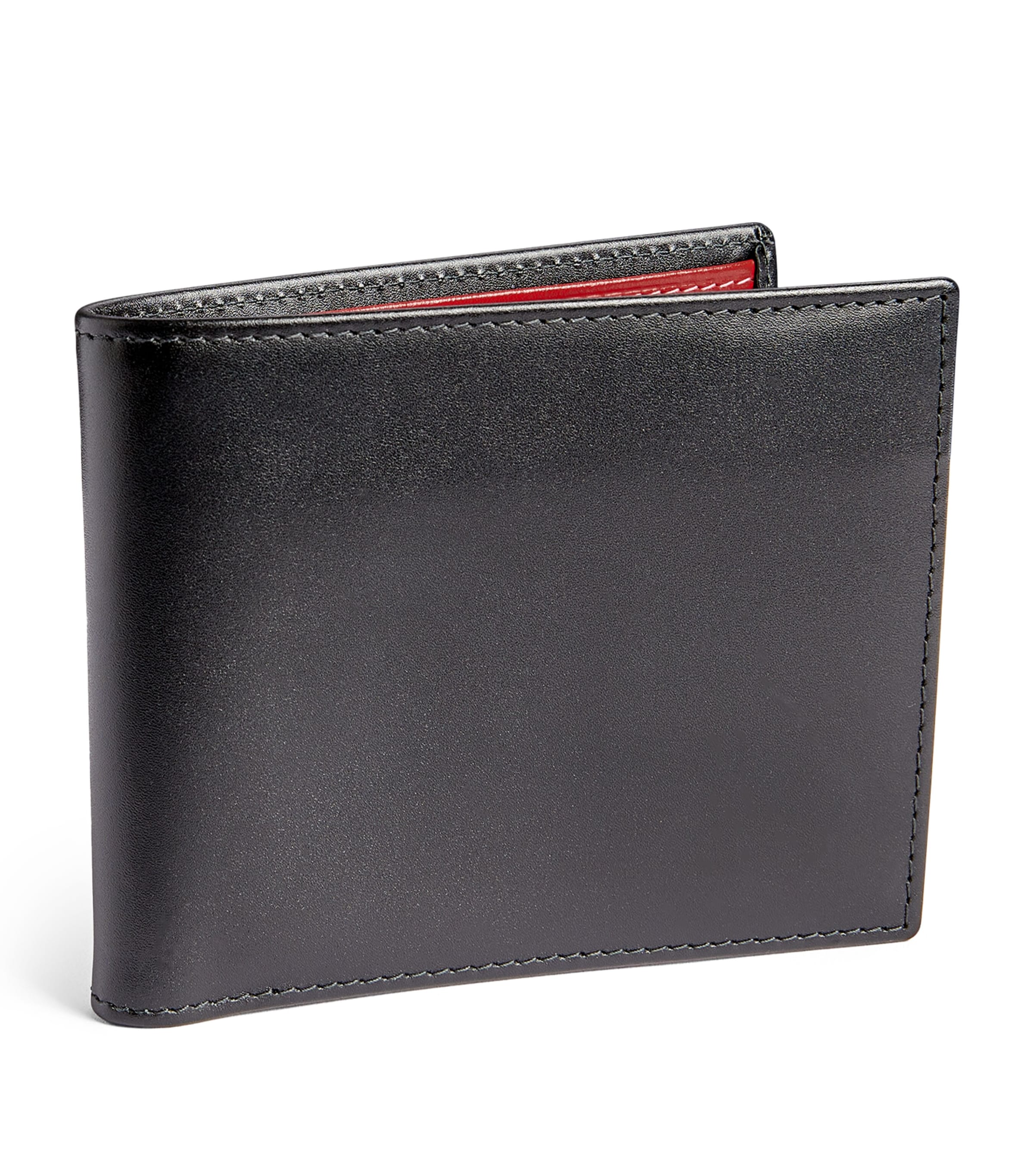 Ettinger Leather Sterling Bifold Wallet In Red