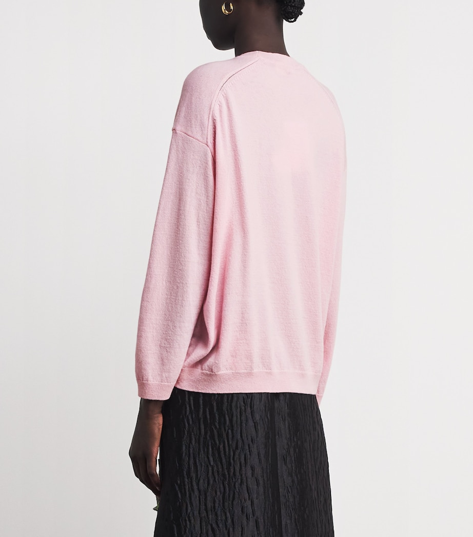 BITE Studios Womens Wool Noe Sweater Rose Pink Image 5