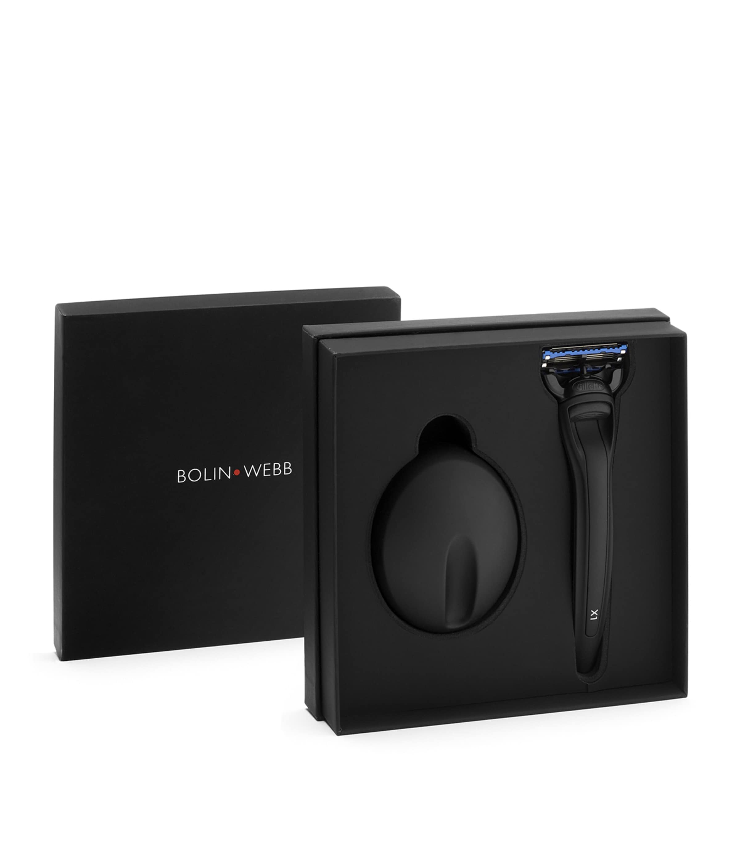 Bolin Webb X1 Matte Razor With Stand In Black