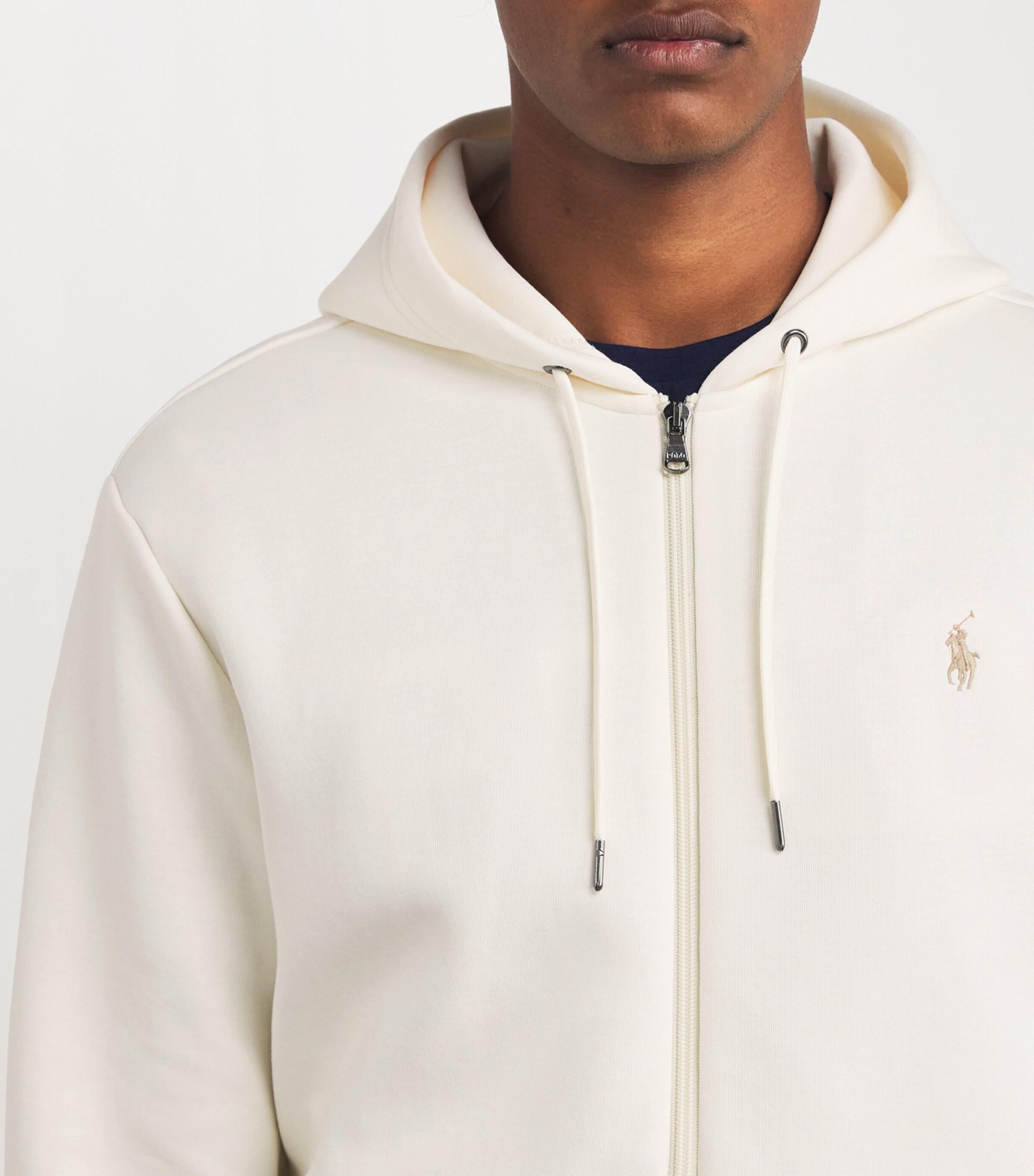 Polo Ralph Lauren Ivory Polo Pony Zip-Up Hoodie | Harrods US