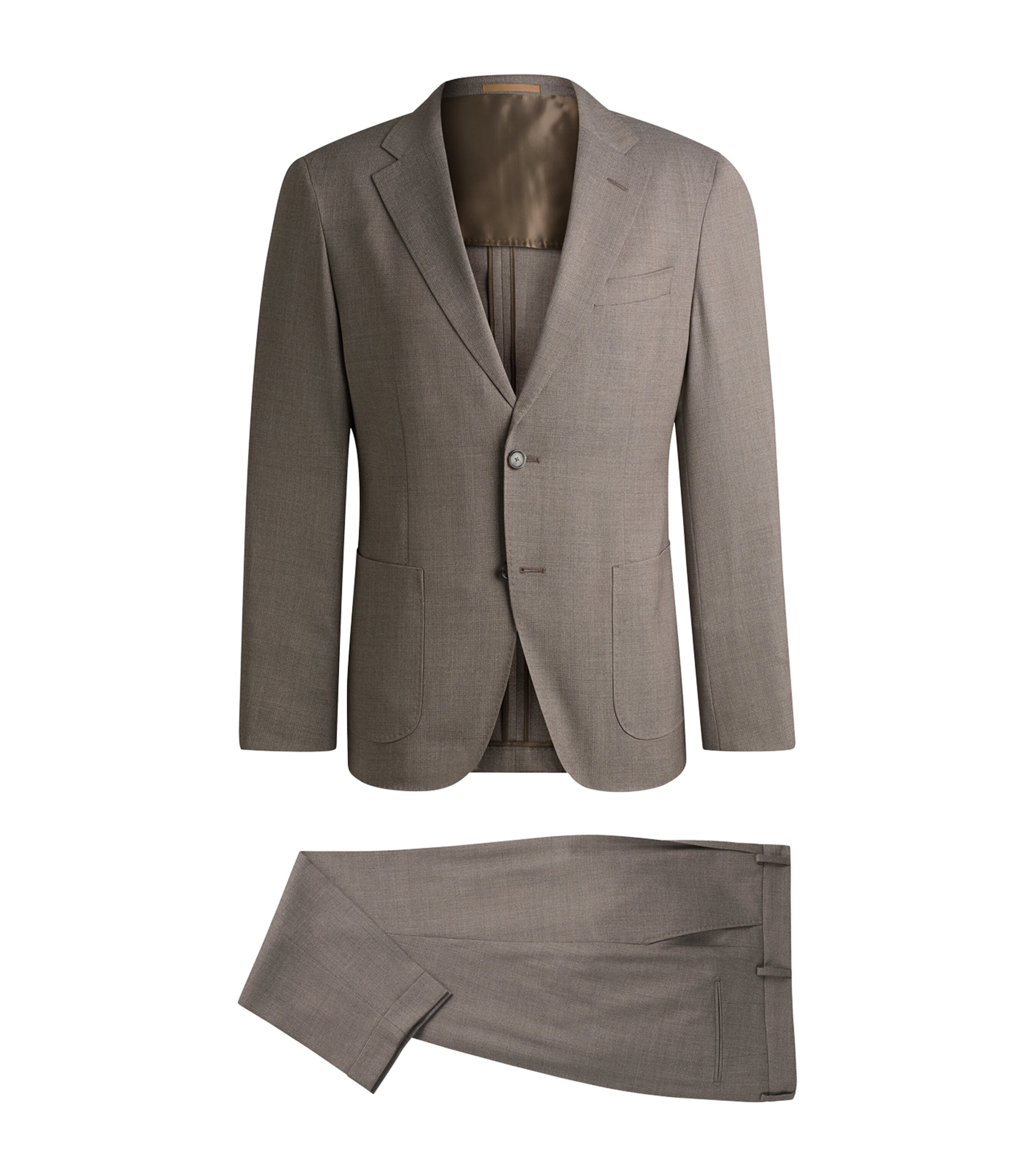 Hugo Boss Virgin Wool 2-piece Suit In Green