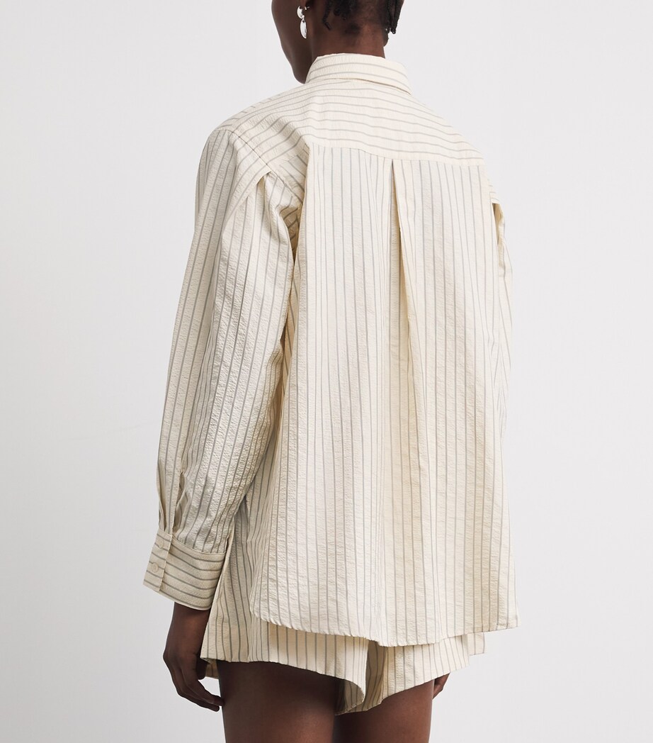 Stylein Womens Stripe Jansell Shirt Cream Stripe Image 5