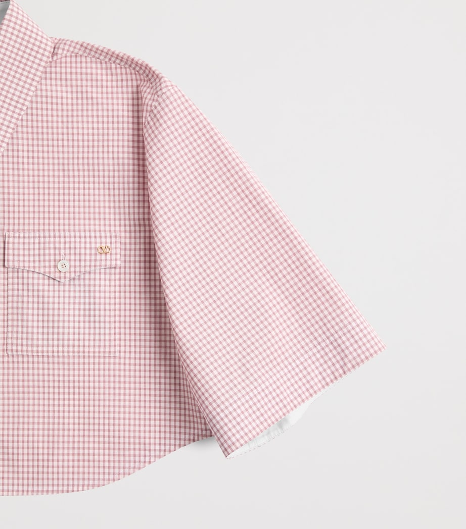 Valentino Womens Cotton Cropped Shirt Image 7