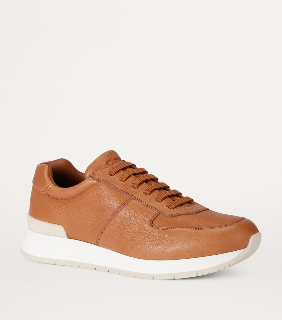 Church's Leather Livingston Sneakers Mid Brown Image 3