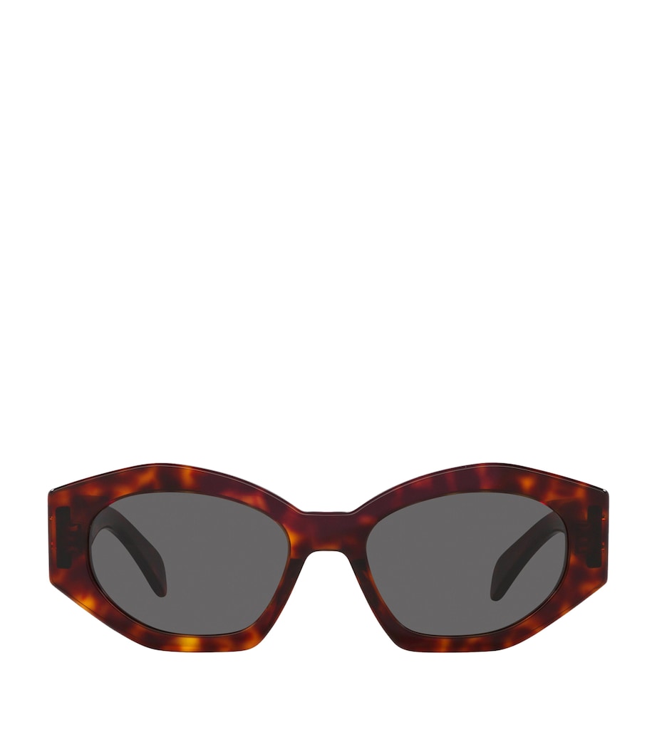 Celine Tortoiseshell Cat Eye Oval Sunglasses Image 1