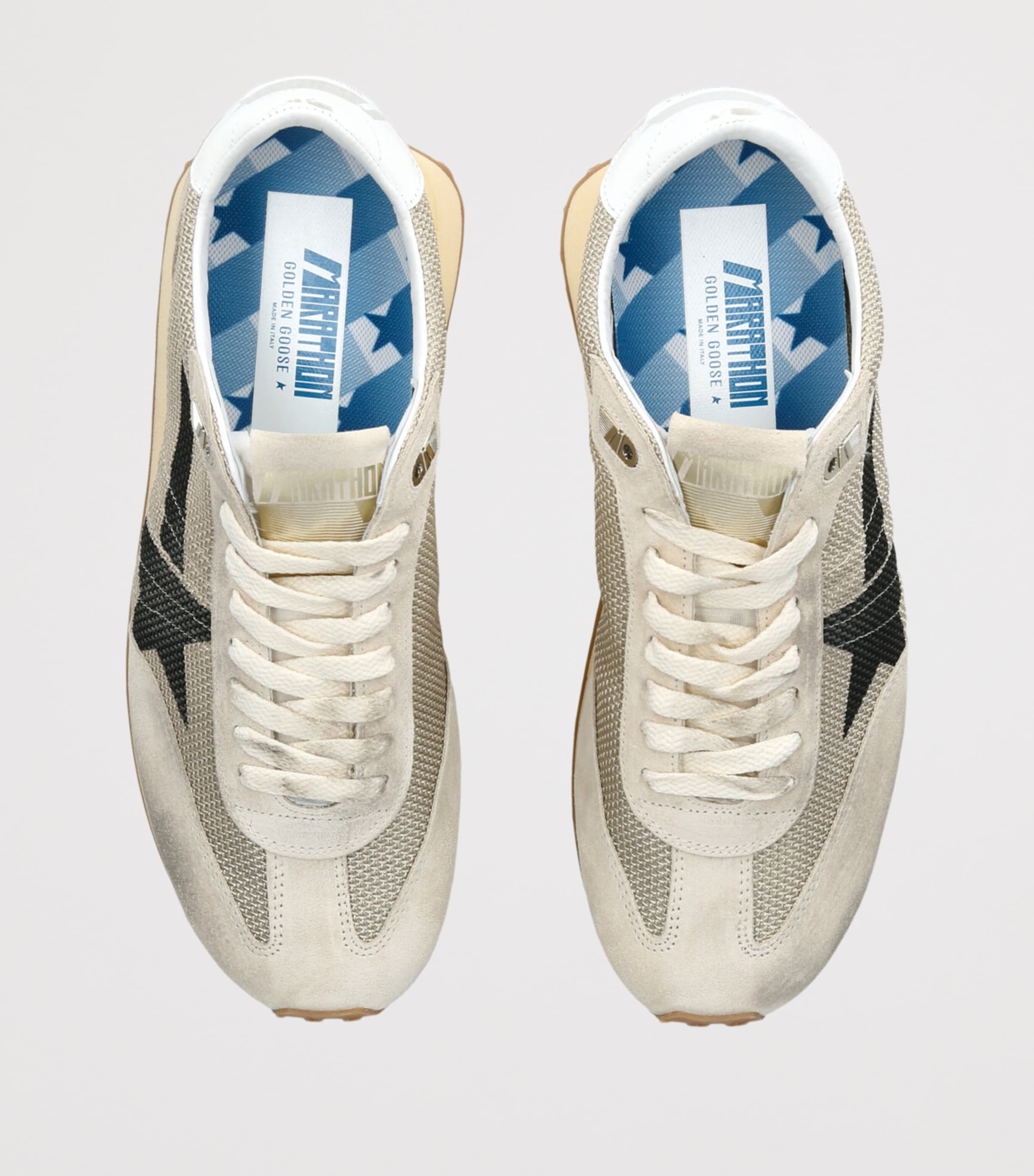 Golden Goose Marathon Sneakers Beige Image 4
