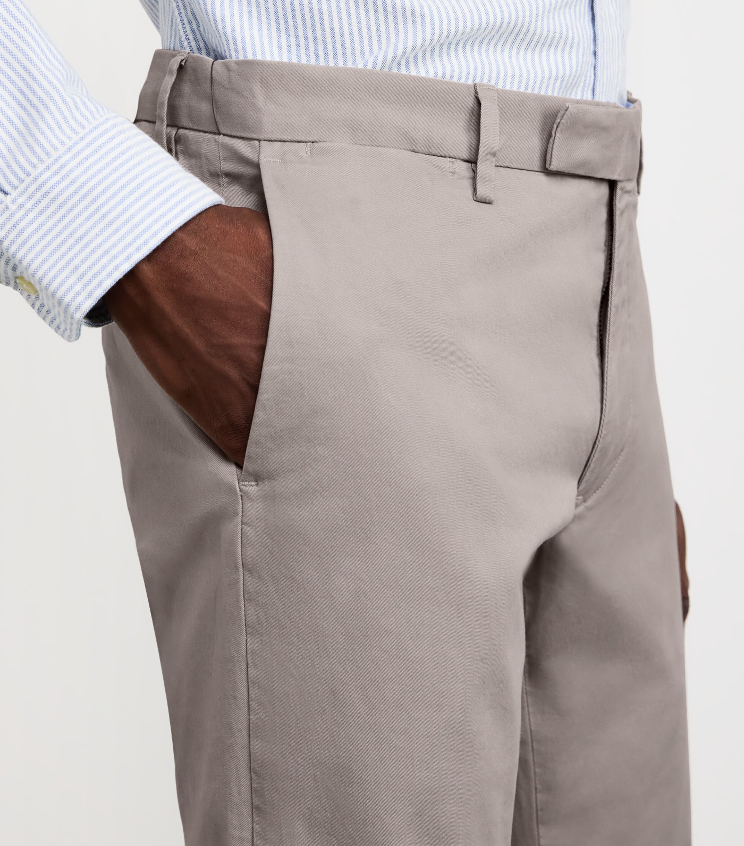 Polo Ralph Lauren Mens Stretch-Cotton Slim Chinos Grey Image 6
