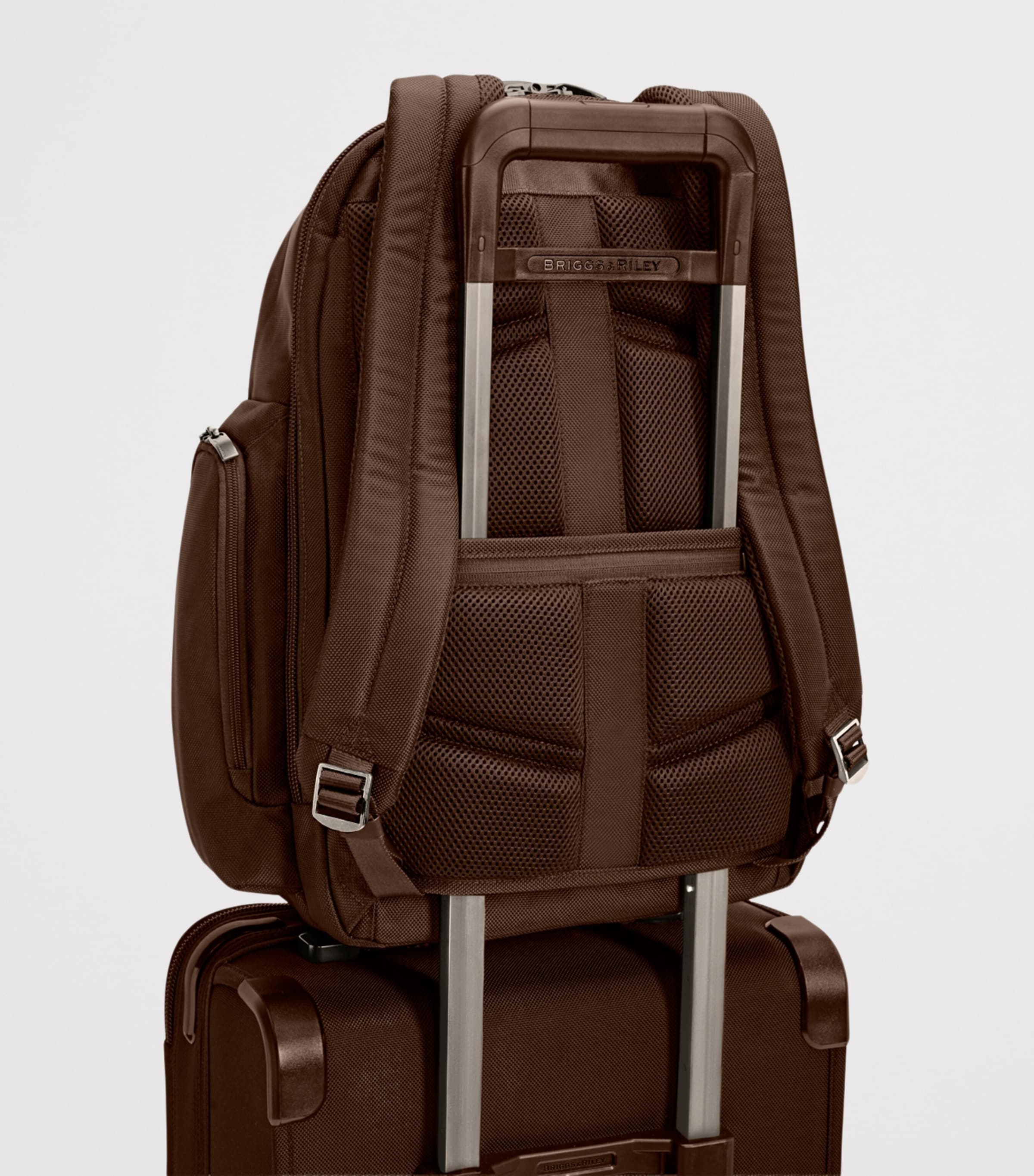 Briggs & Riley Large Cargo Backpack Chocolate Image 5