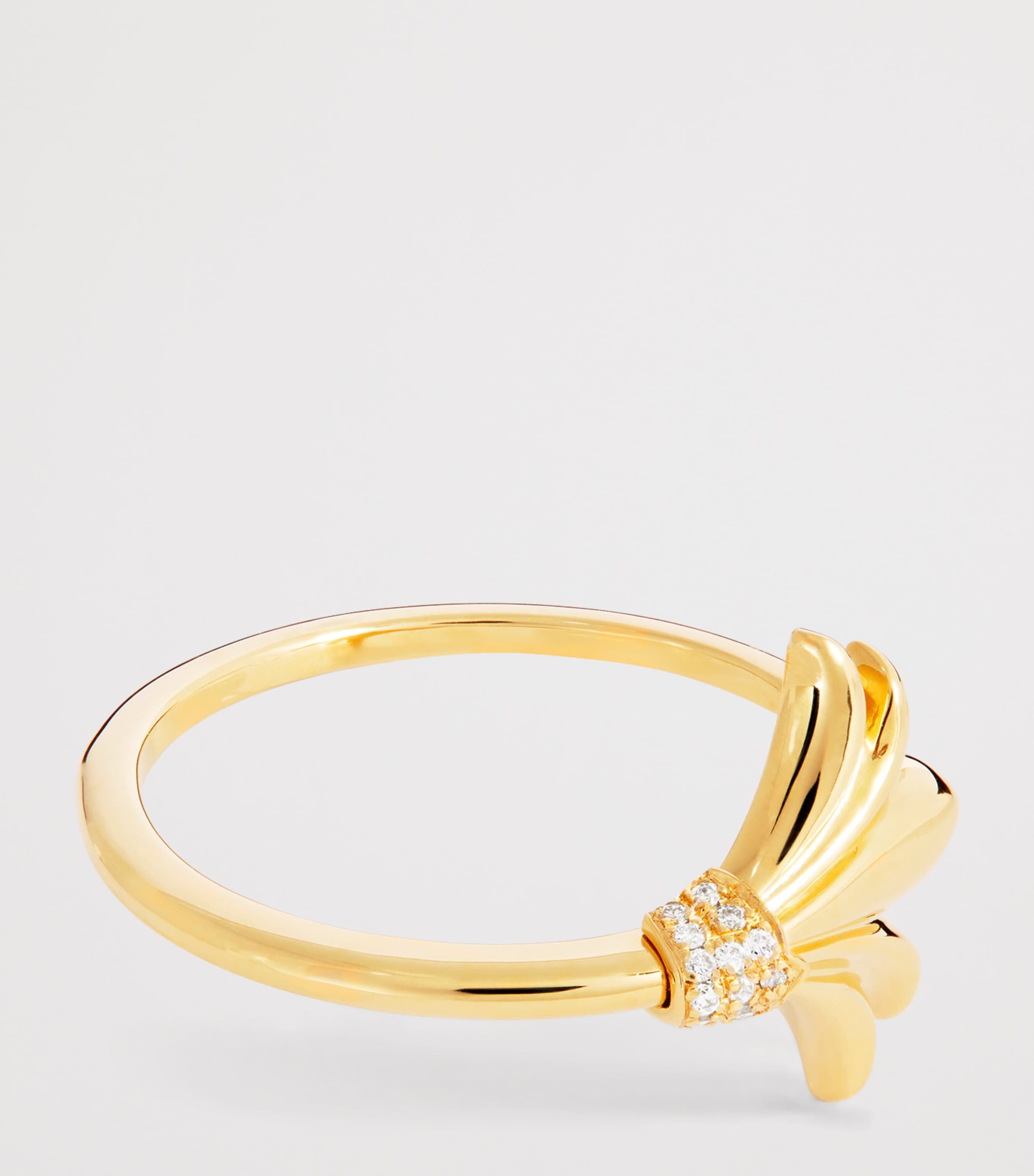 Mini Yellow Gold and Diamond Psychedeliah On A Vine Ring YELLOW GOLD Image 4