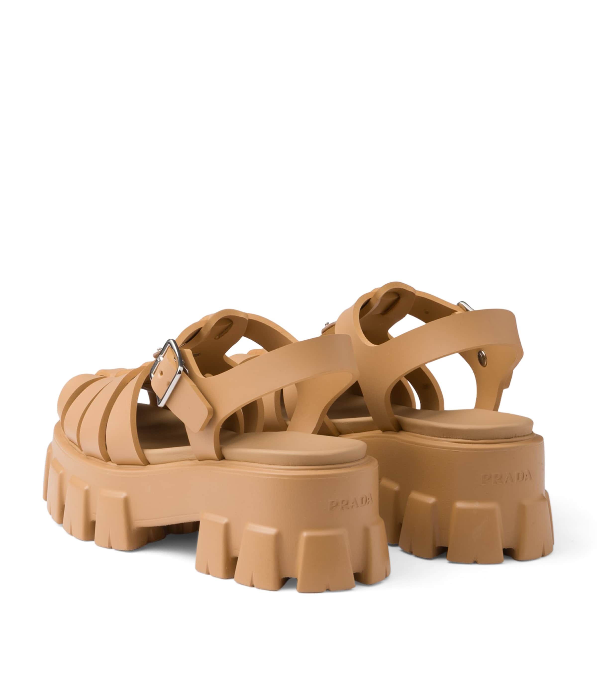 Rubber Platform Sandals 55 F0346 Image 3
