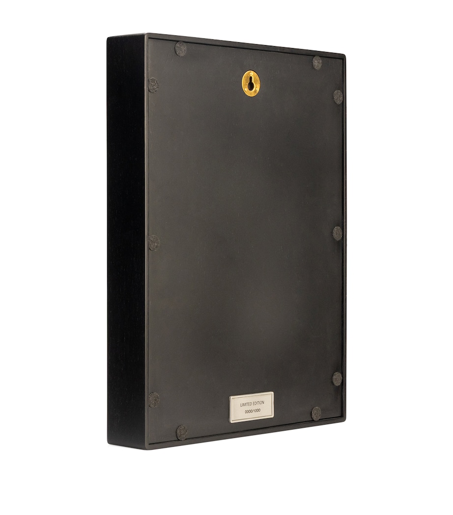 24kt Gilt Pewter Horse Plaque GOLD/RED Image 5